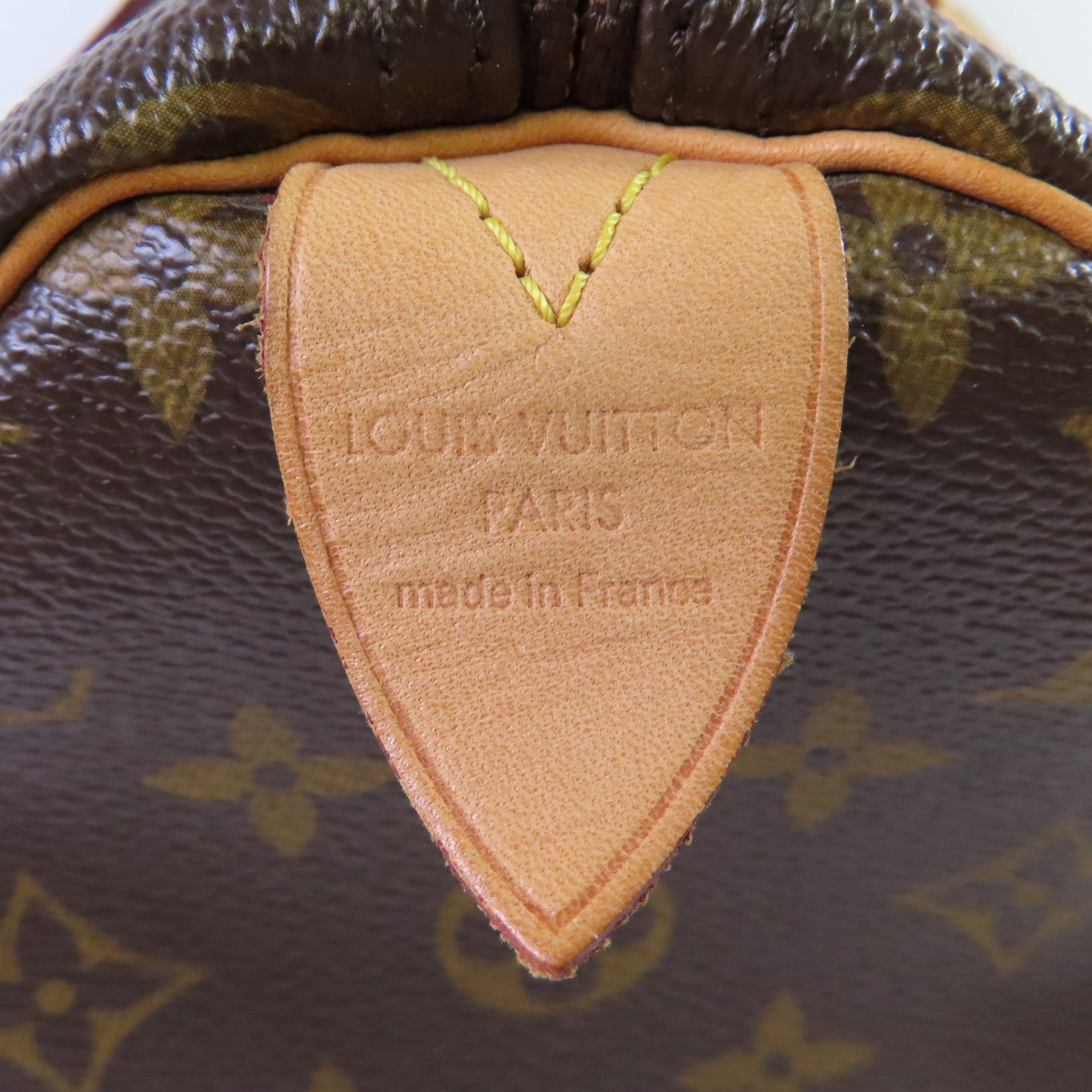 LOUIS VUITTON Monogram Speedy 30 Hand Bag金扣手挽袋啡色