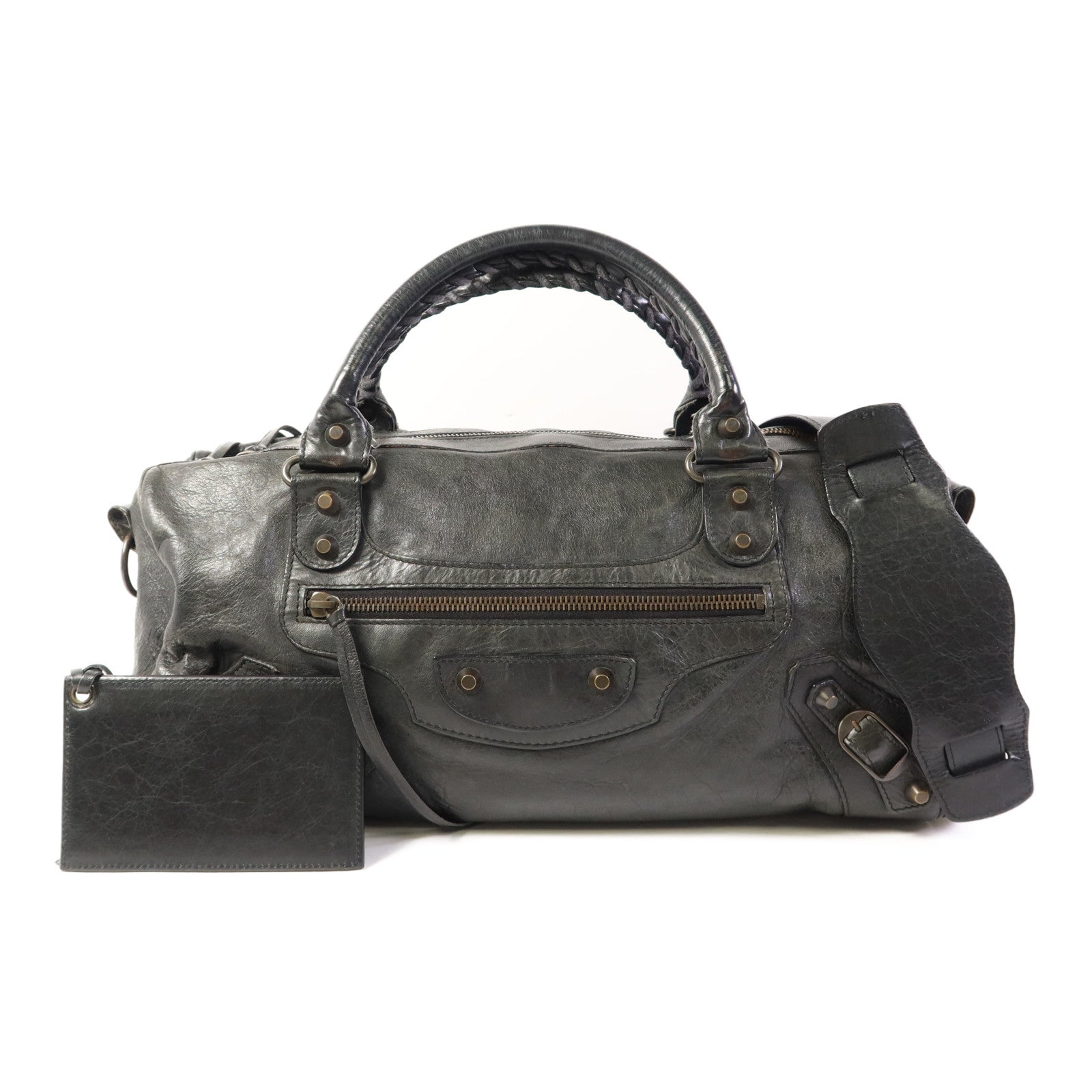 BALENCIAGA 牛皮皮革Twiggy手挽肩背兩用袋