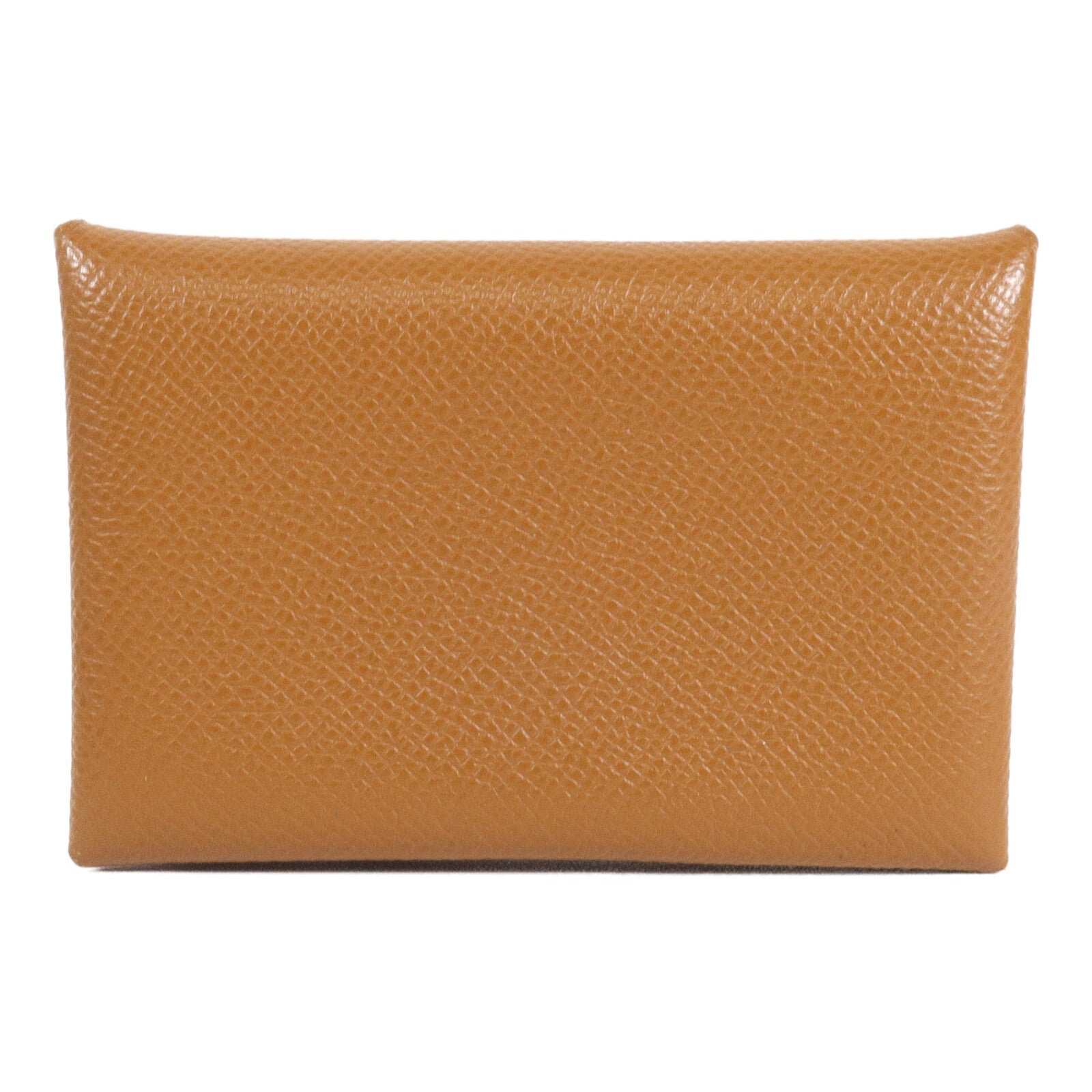 HERMES Epsom皮革Calvi Card Holder卡片套Gold