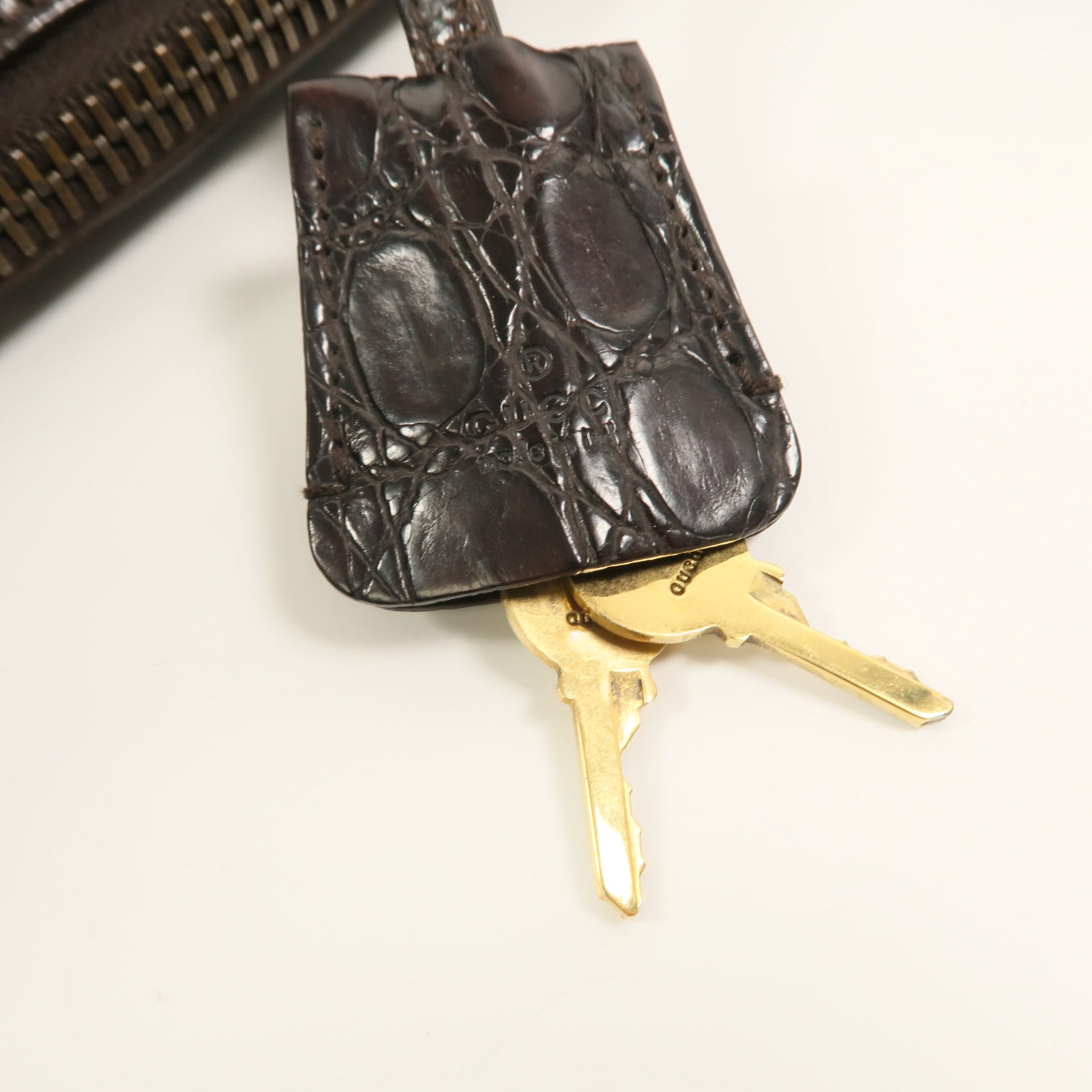 GUCCI 帆布/牛皮皮革Hand Bag手挽袋