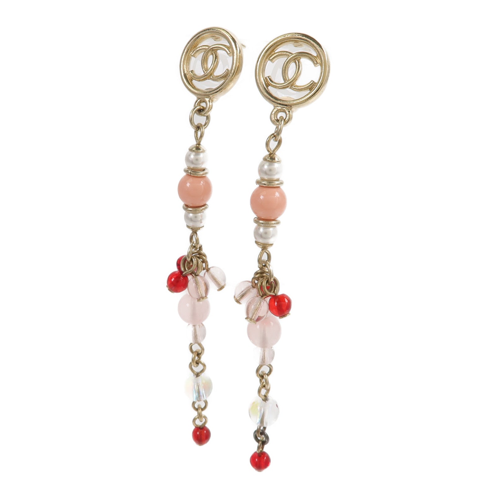 CHANEL 【激減優惠】PVC/金屬Earrings耳環