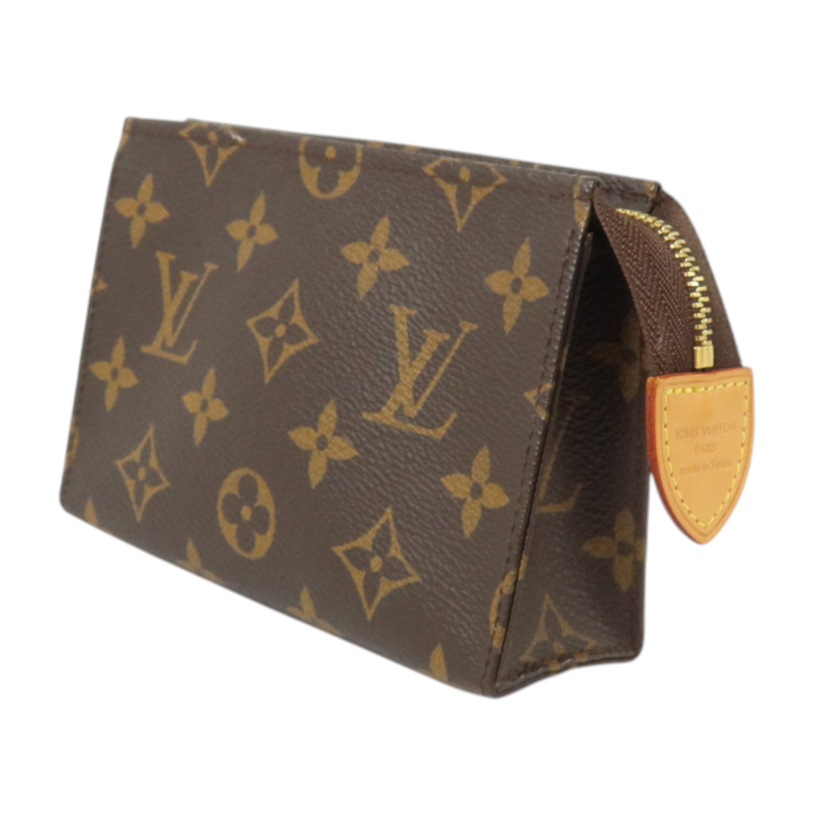 LOUIS VUITTON Monogram Poche Toilette 15金扣手拿包