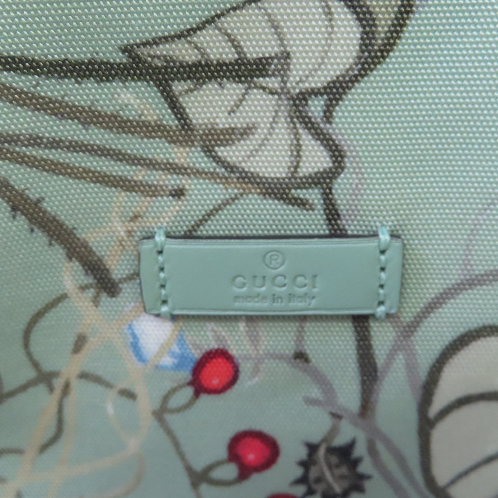 GUCCI 帆布2Way Tote Bag手挽肩背兩用袋綠色