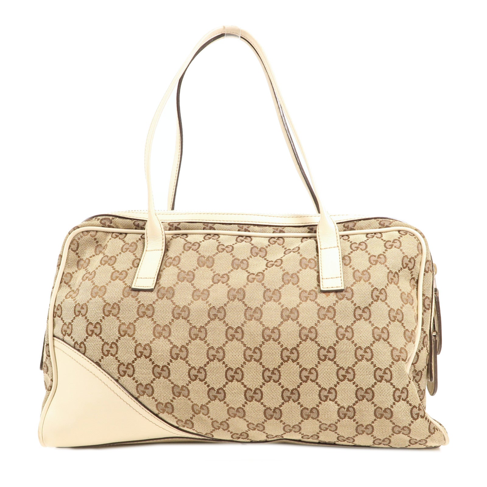 GUCCI 帆布Shoulder Bag金扣肩背袋