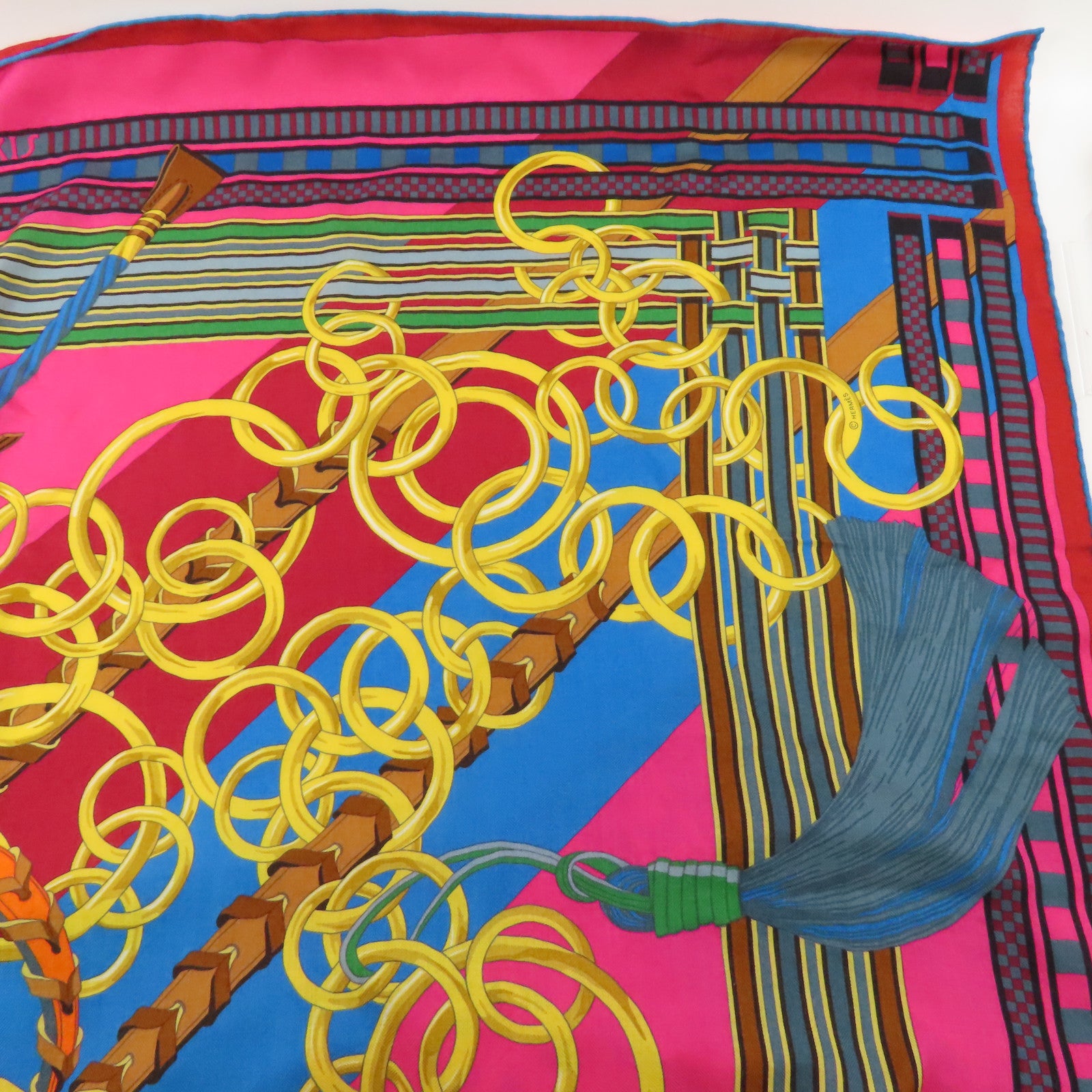 HERMES Cashmere/絲質Scarf 140x140圍巾
