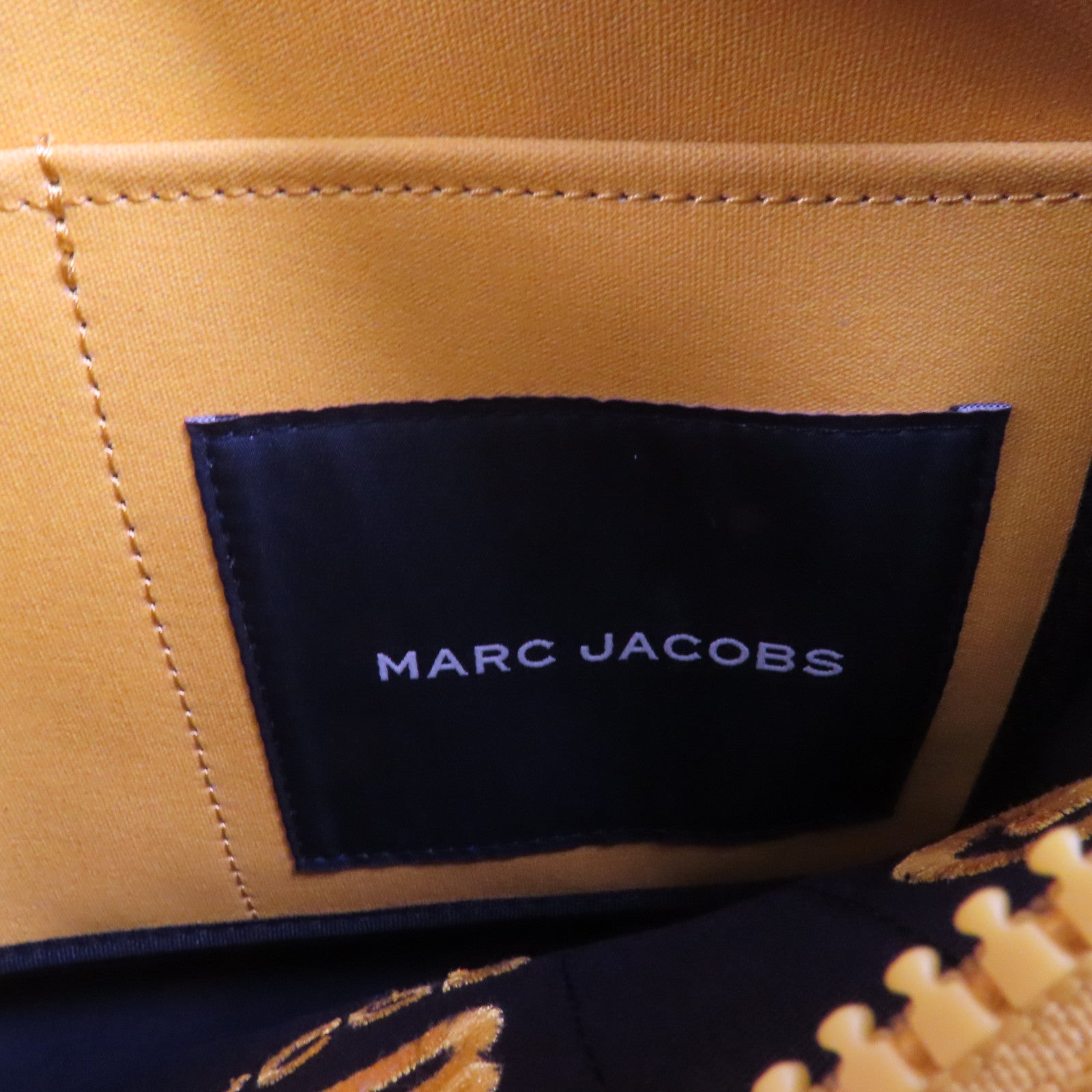 MARC JACOBS 帆布2 Way Shoulder銀扣手挽肩背兩用袋