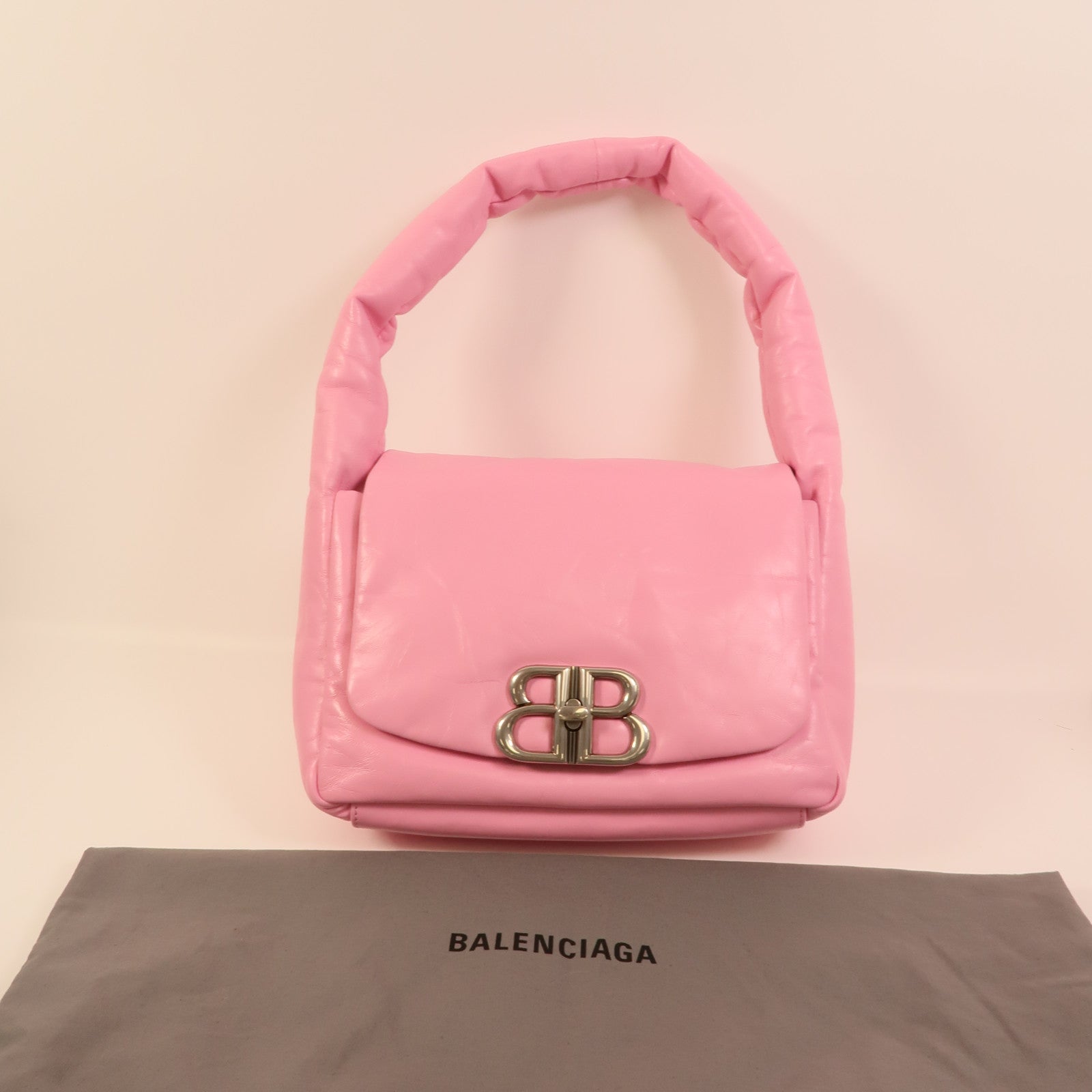 BALENCIAGA 牛皮皮革Monaco Sling Small手挽袋