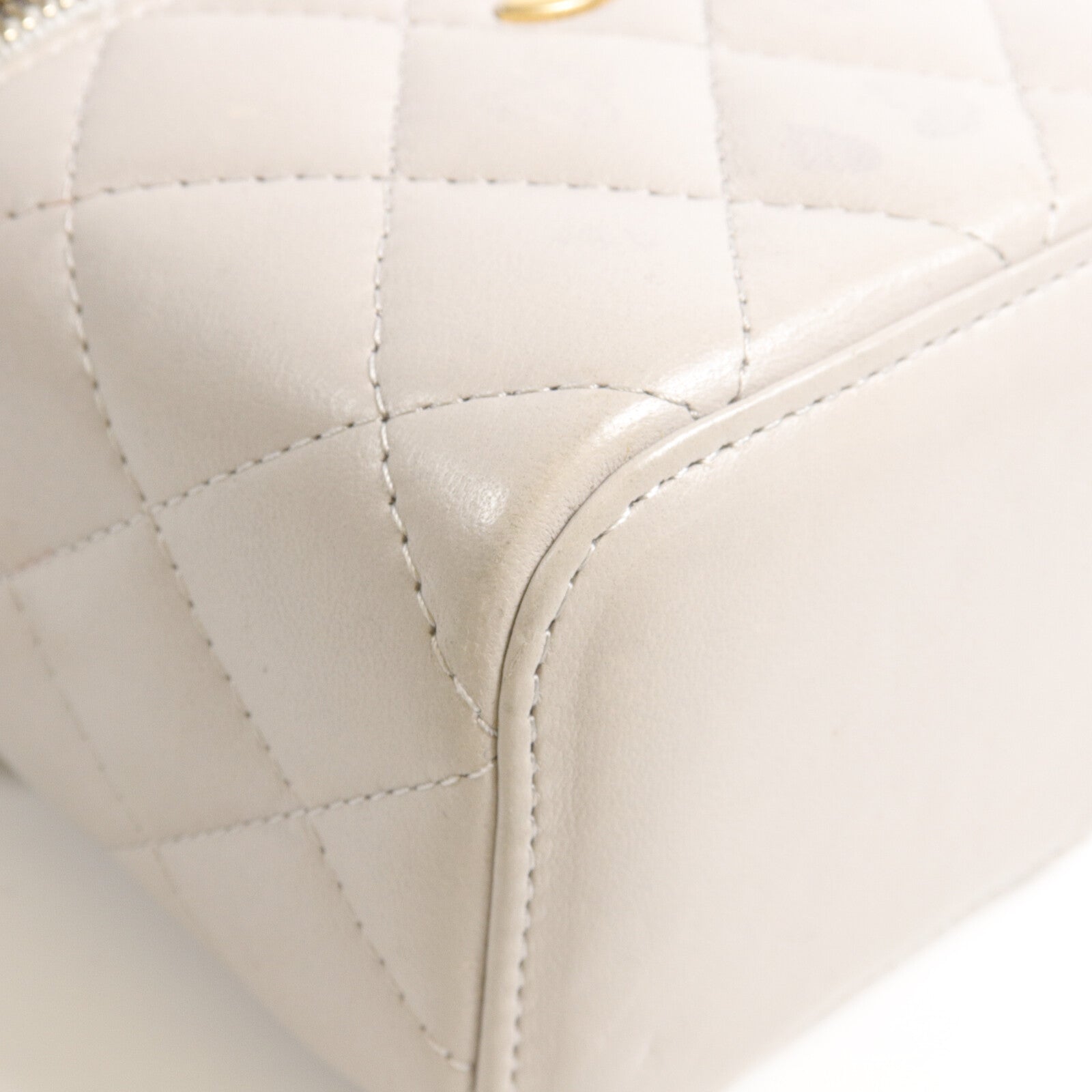 CHANEL 羊皮皮革Mini Vanity Case手挽肩背兩用袋