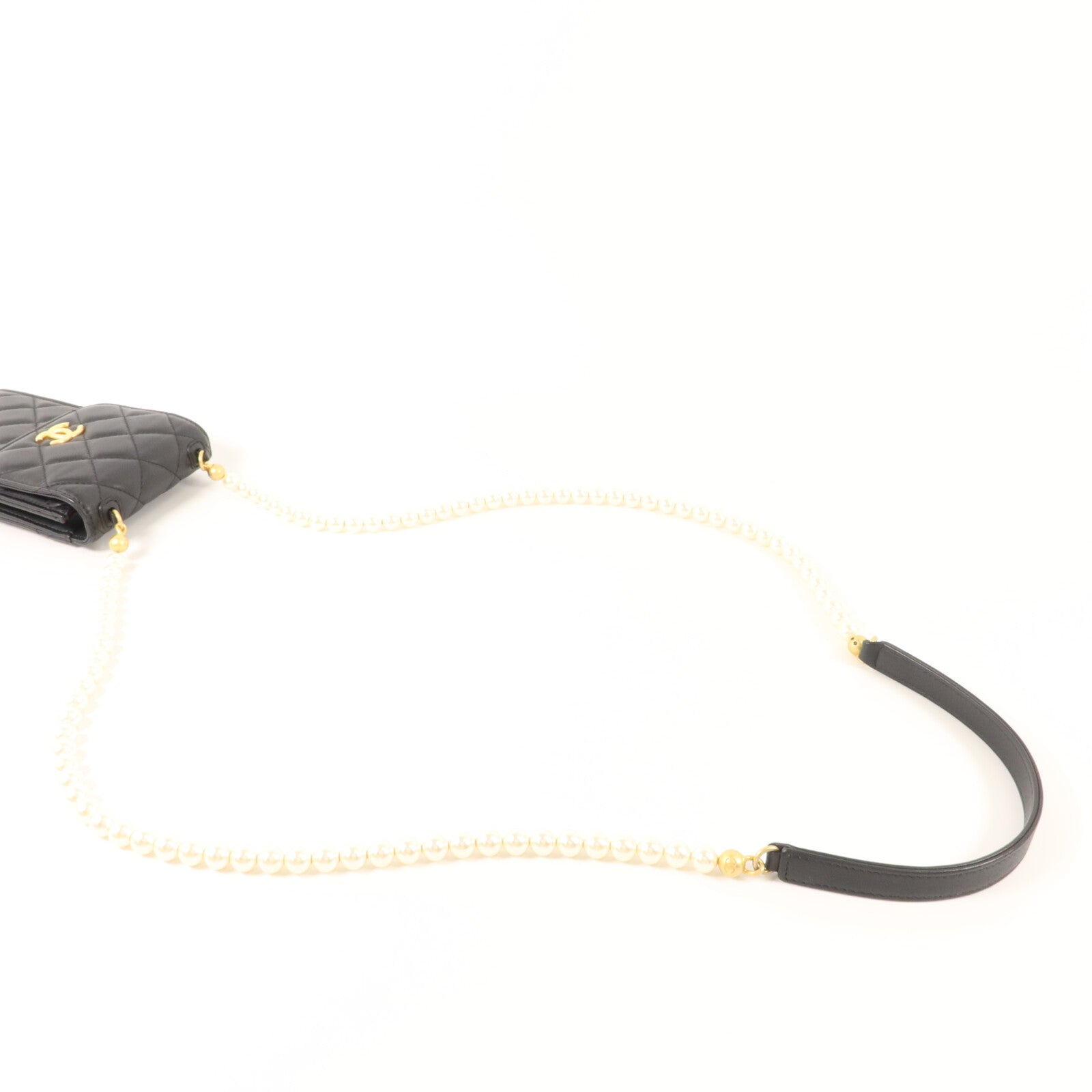 CHANEL 羊皮皮革Pearl Phone Bag肩背袋
