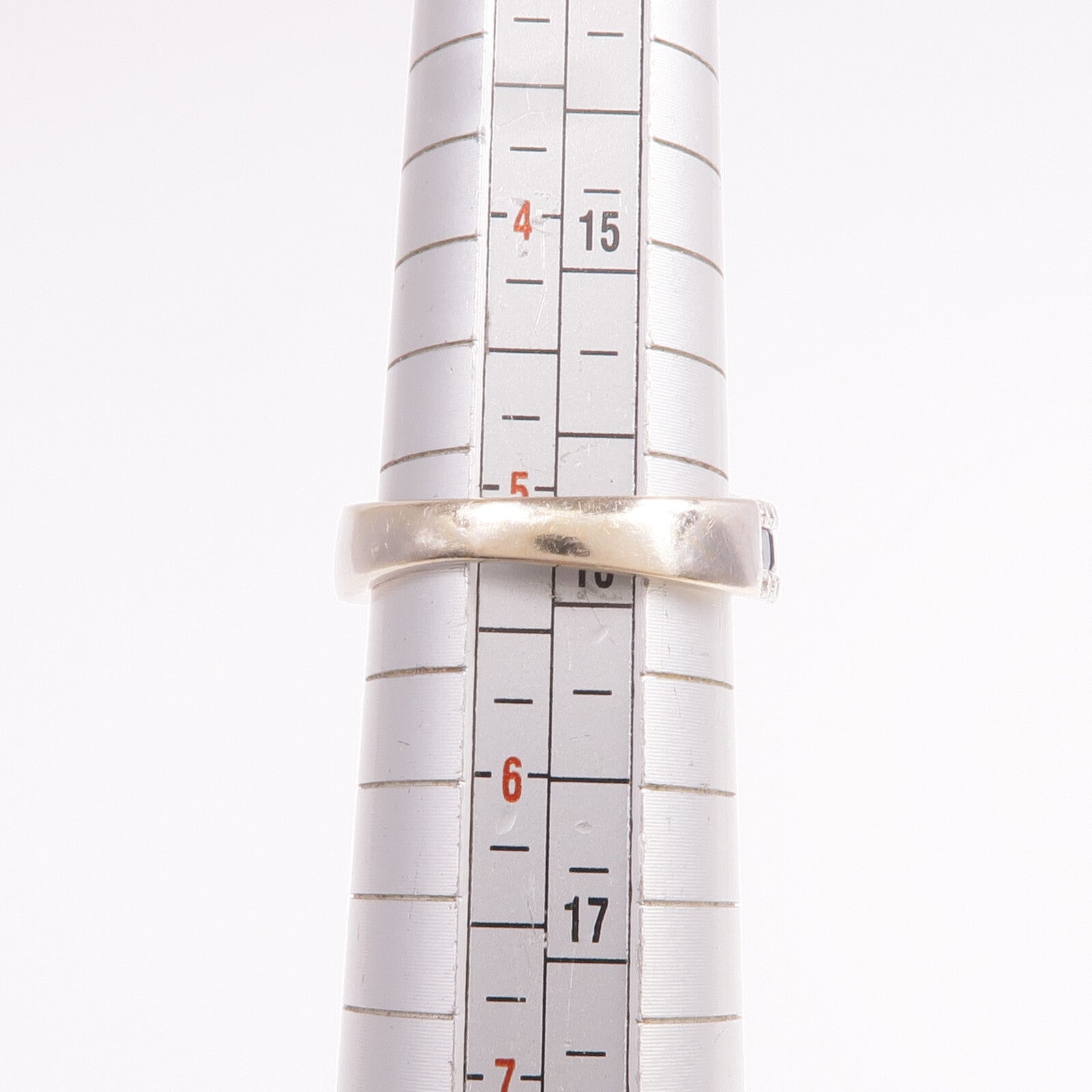 JEWELRY 18K白金Diamond Color Stone Ring鑽石/彩色寶石戒指US#5