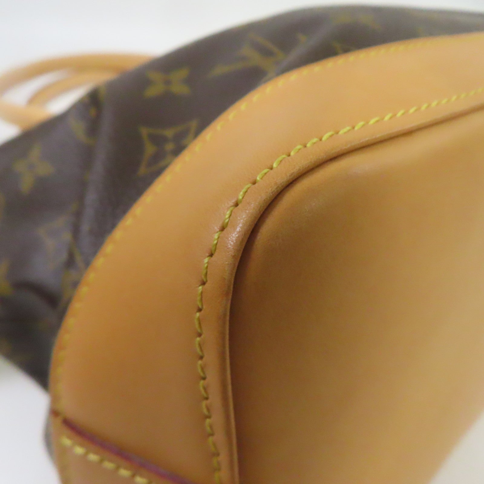 LOUIS VUITTON 【激減優惠】Monogram Lockit horizontal金扣手挽袋啡色