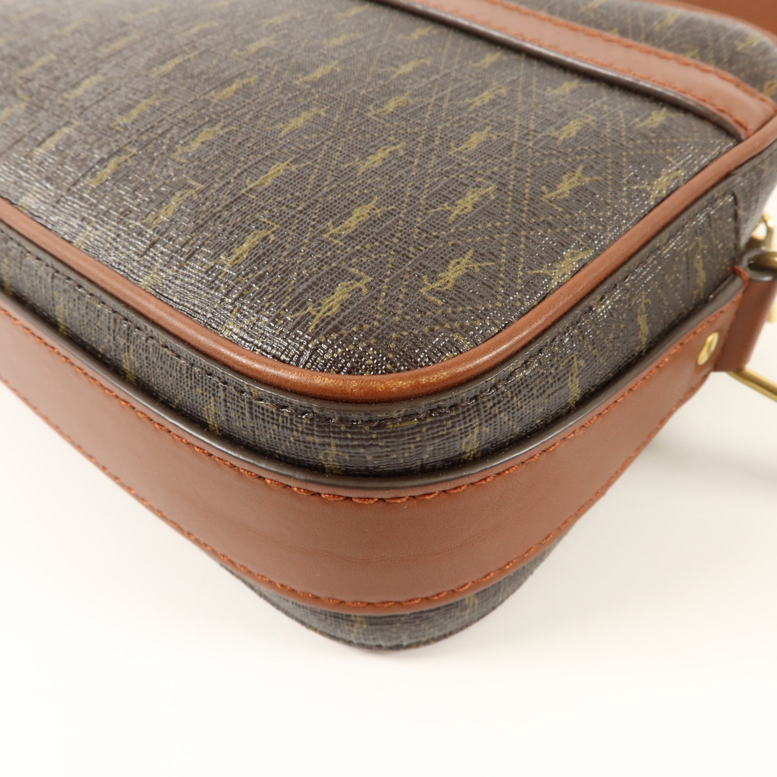 SAINT LAURENT 塗層帆布Camera Bag肩背袋