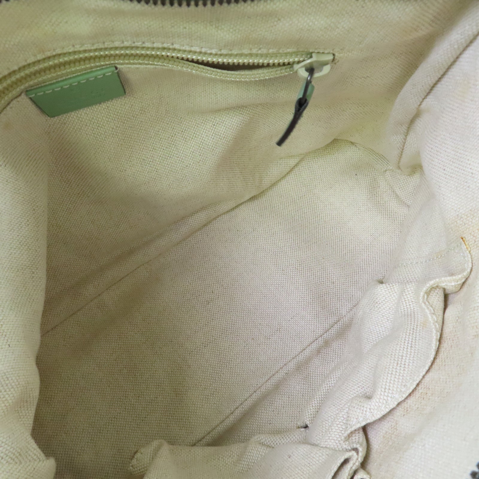 GUCCI 帆布2Way Tote Bag手挽肩背兩用袋綠色