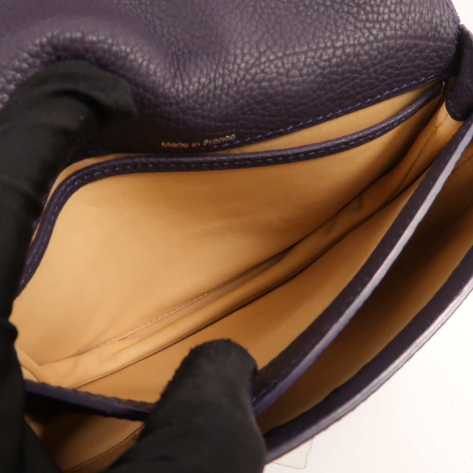 Delvaux 牛皮皮革Le Mutin Mini肩背袋