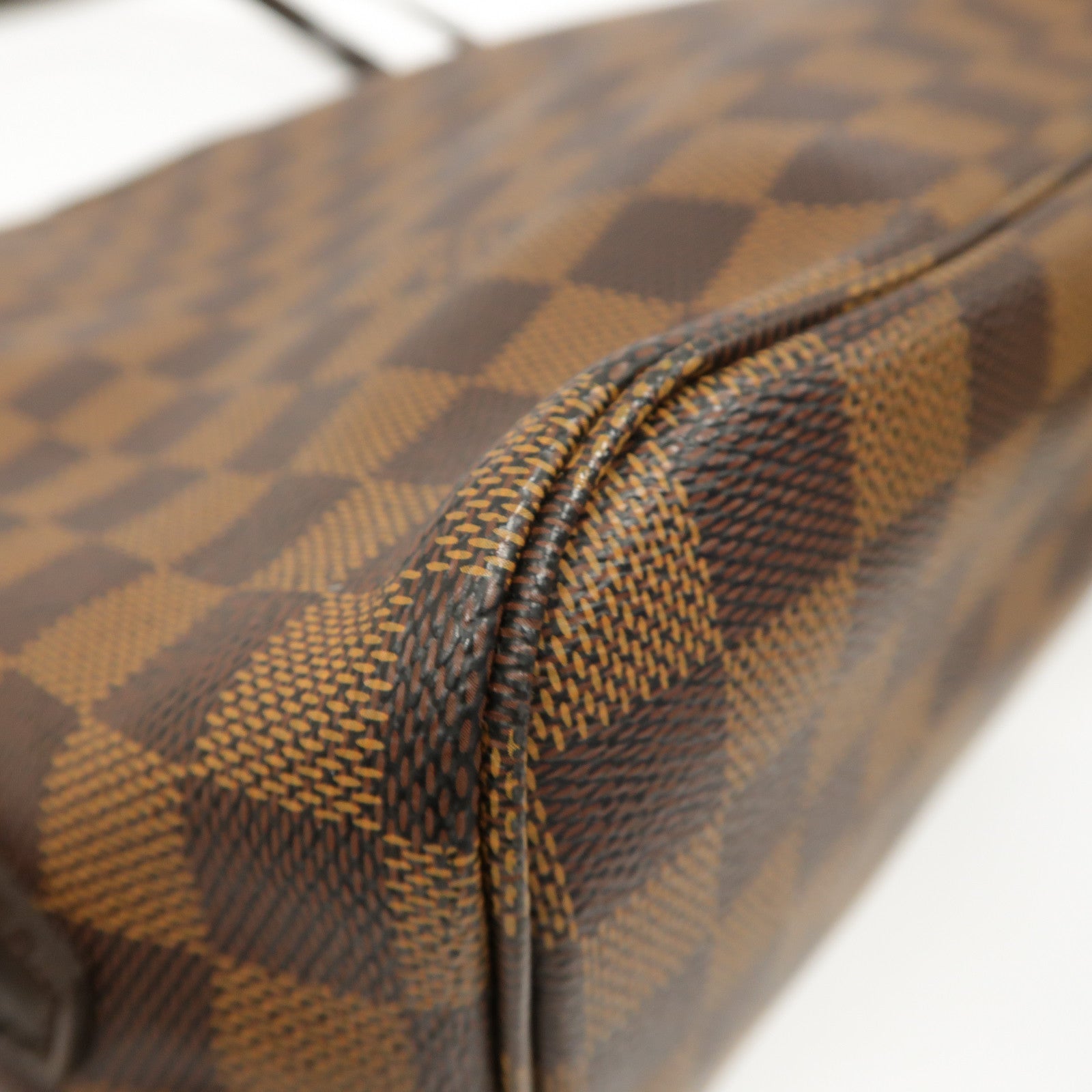 LOUIS VUITTON Damier Cabas Rivington金扣肩背袋啡色