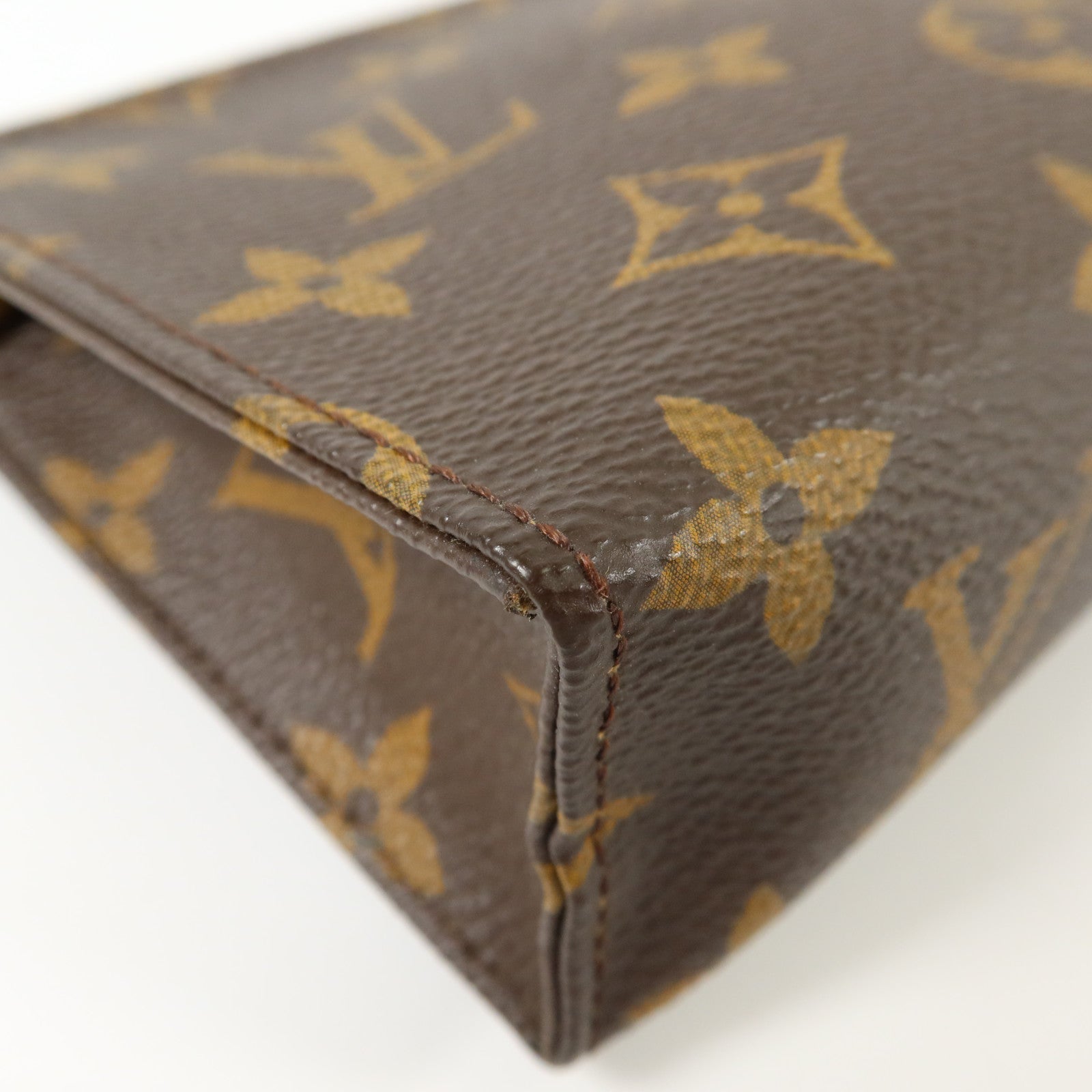 LOUIS VUITTON Monogram Poche Toilette 15金扣手拿包