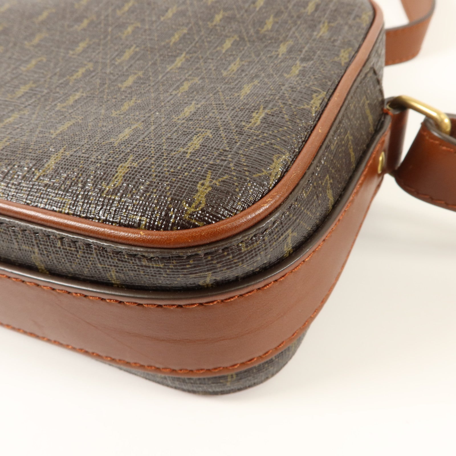 SAINT LAURENT 塗層帆布Camera Bag肩背袋