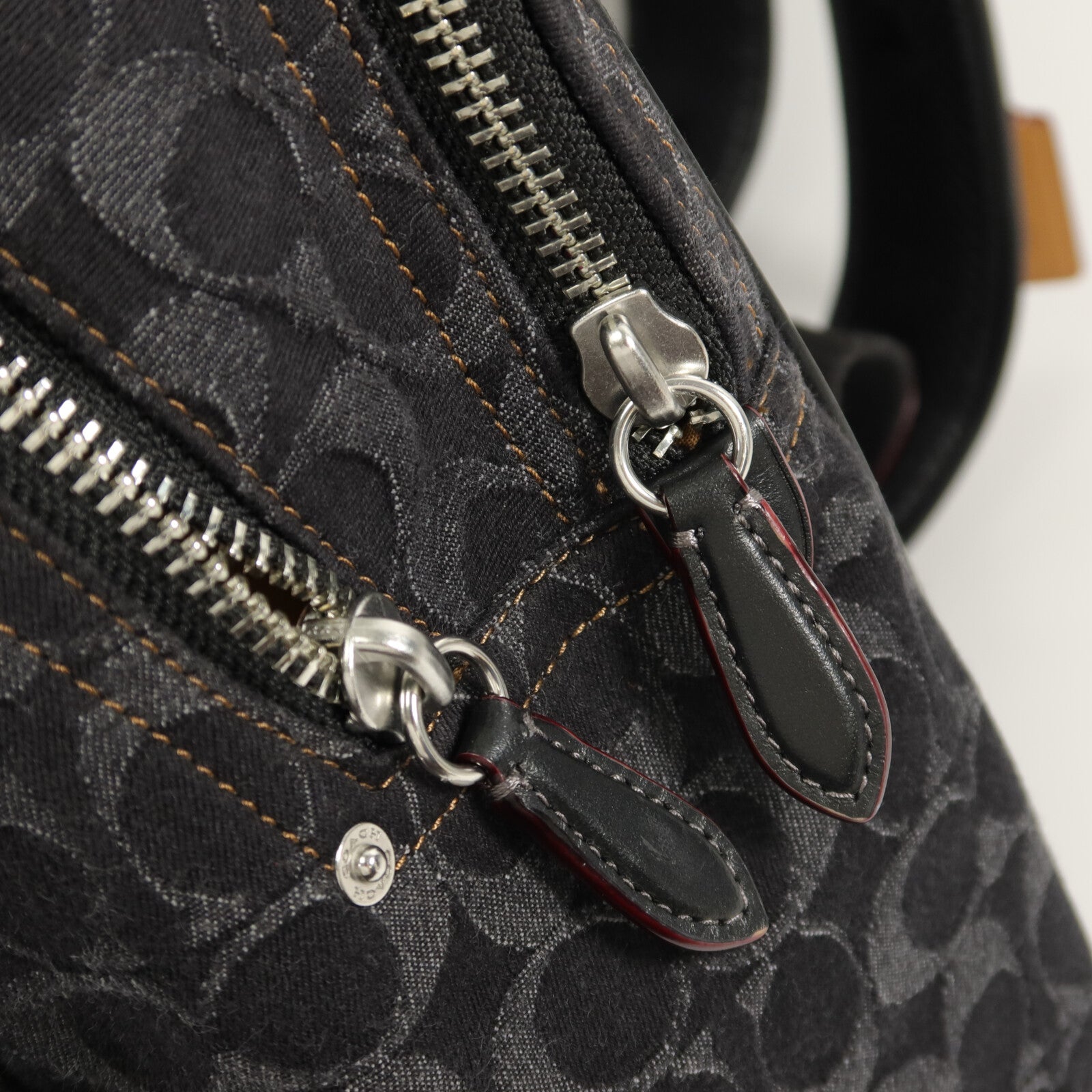 COACH 牛仔布Backpack背包