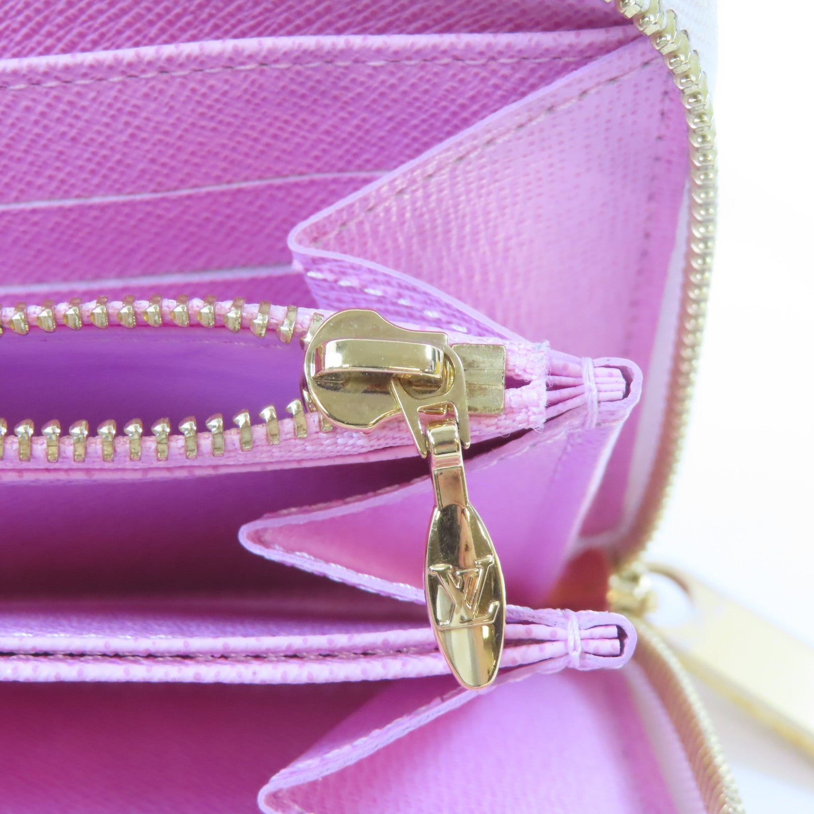 LOUIS VUITTON Monogram Multicolore Zipper Long Wallet金扣長錢包白色