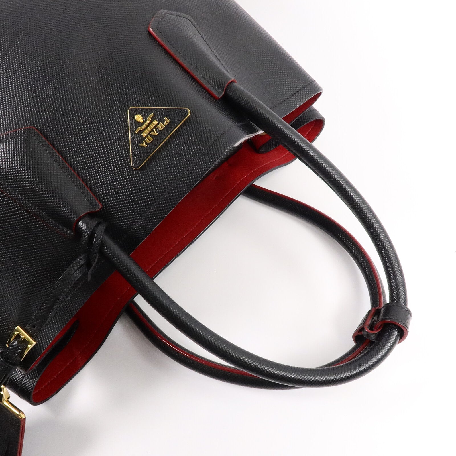 PRADA Saffiano皮革Hand Bag手挽袋