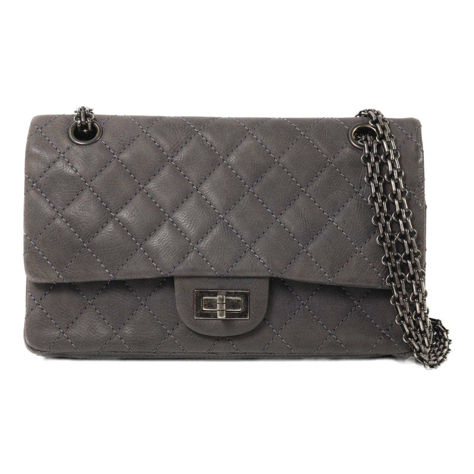 CHANEL 牛皮皮革2.55 Small鏈帶肩背袋