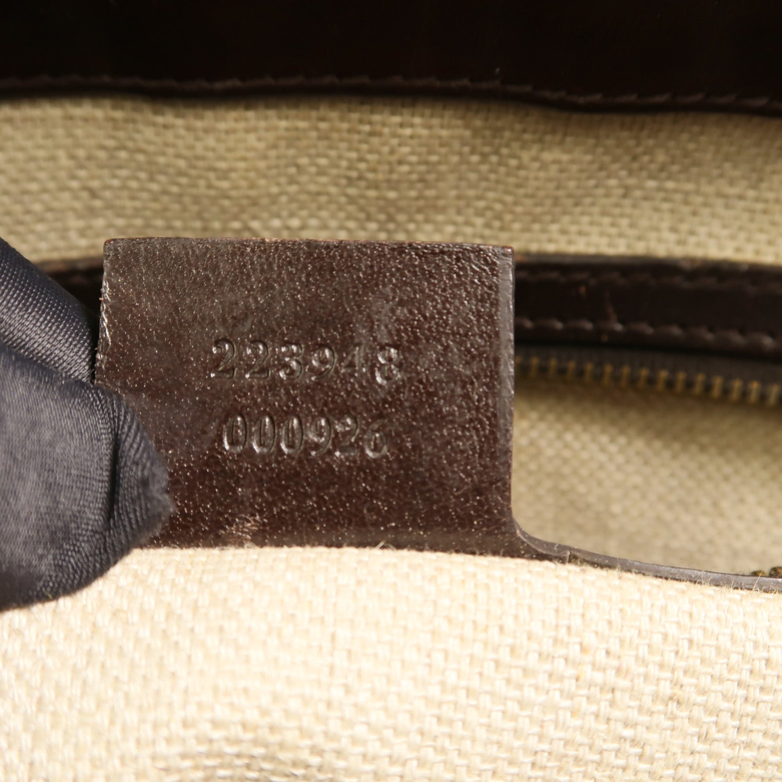 GUCCI 帆布/牛皮皮革Hand Bag手挽袋