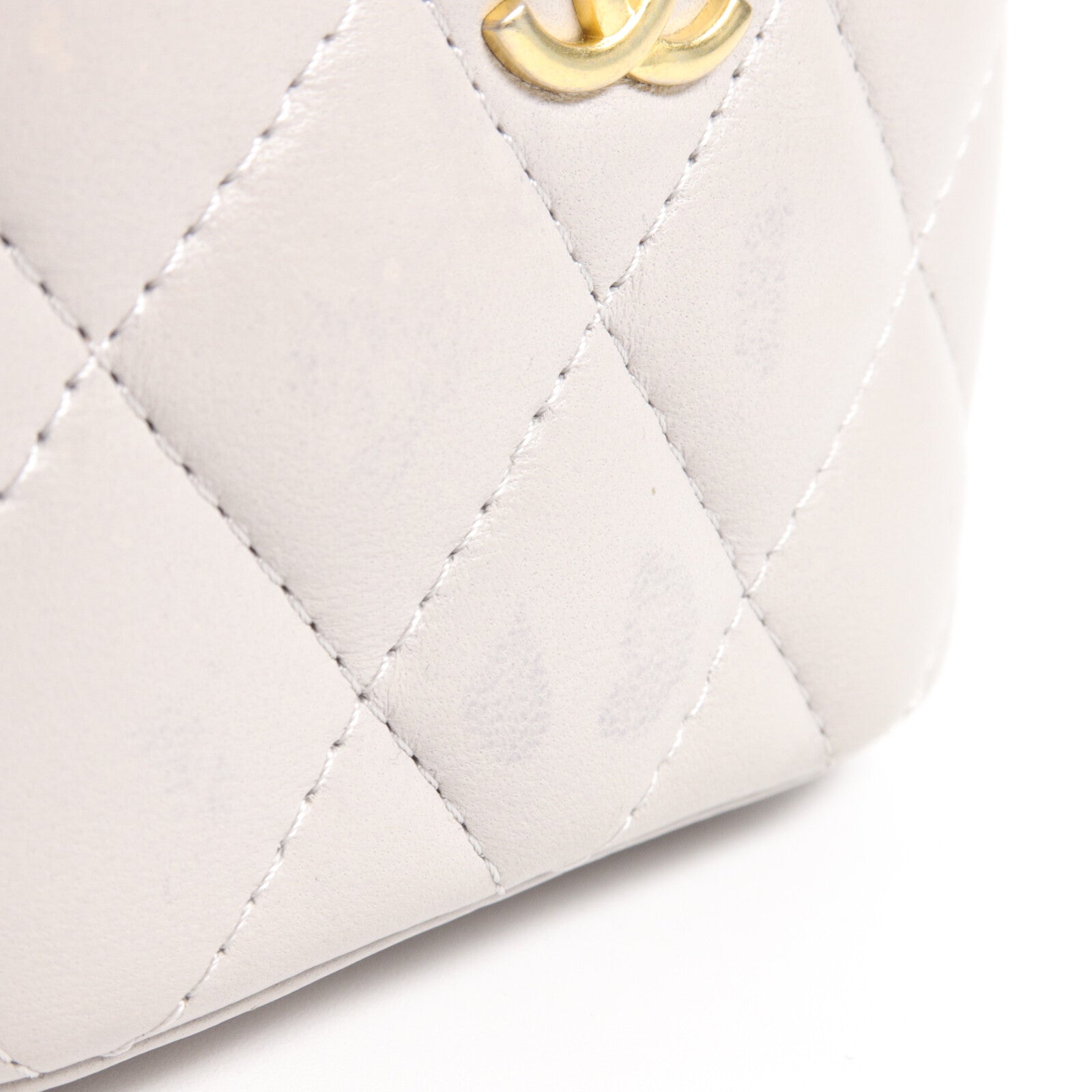 CHANEL 羊皮皮革Mini Vanity Case手挽肩背兩用袋