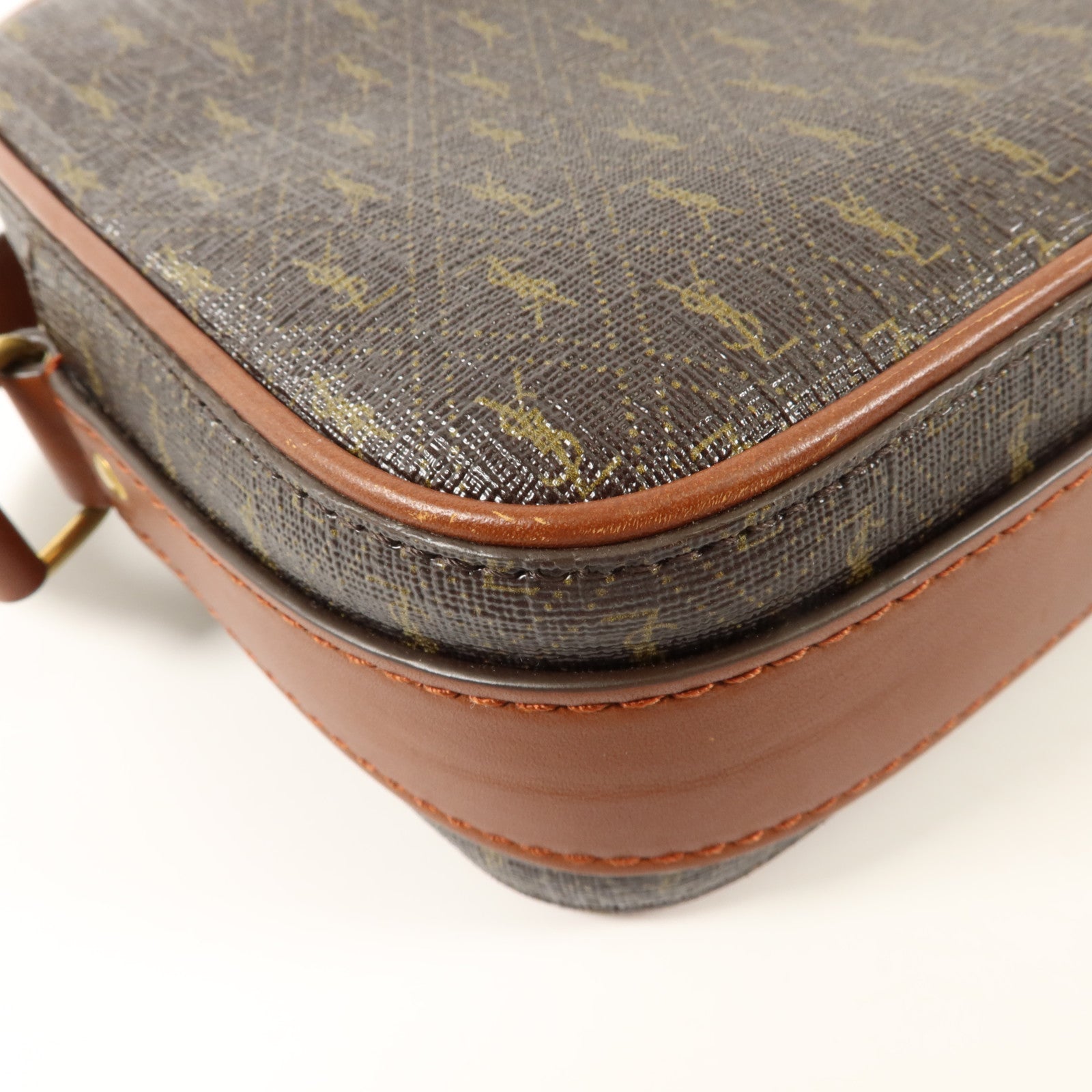 SAINT LAURENT 塗層帆布Camera Bag肩背袋