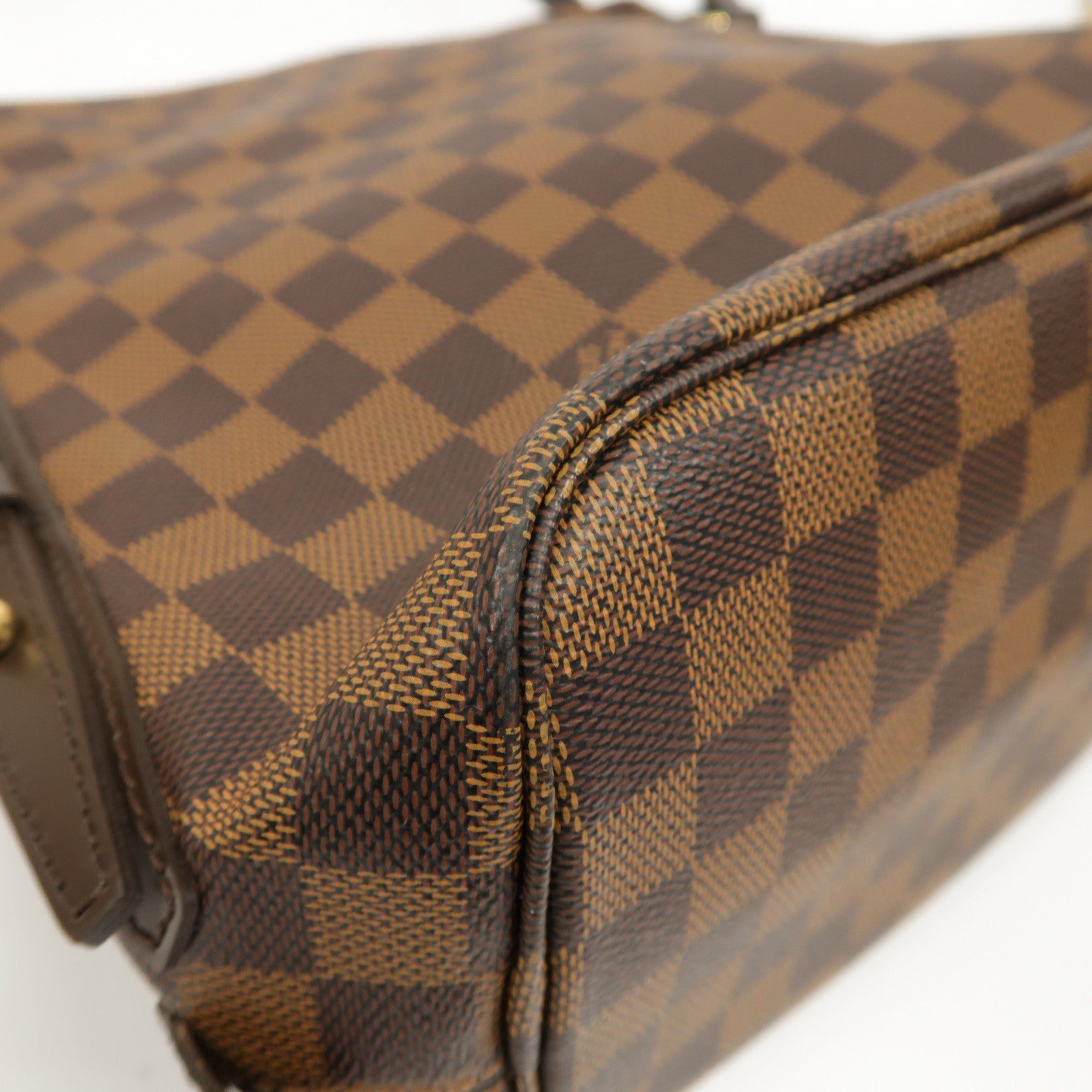 LOUIS VUITTON Damier Cabas Rivington金扣肩背袋啡色