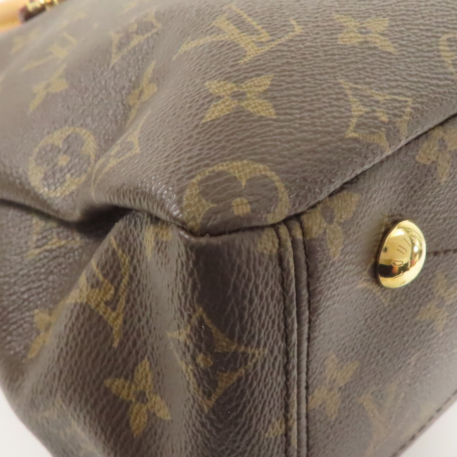 LOUIS VUITTON Monogram Pallas金扣手挽肩背兩用袋
