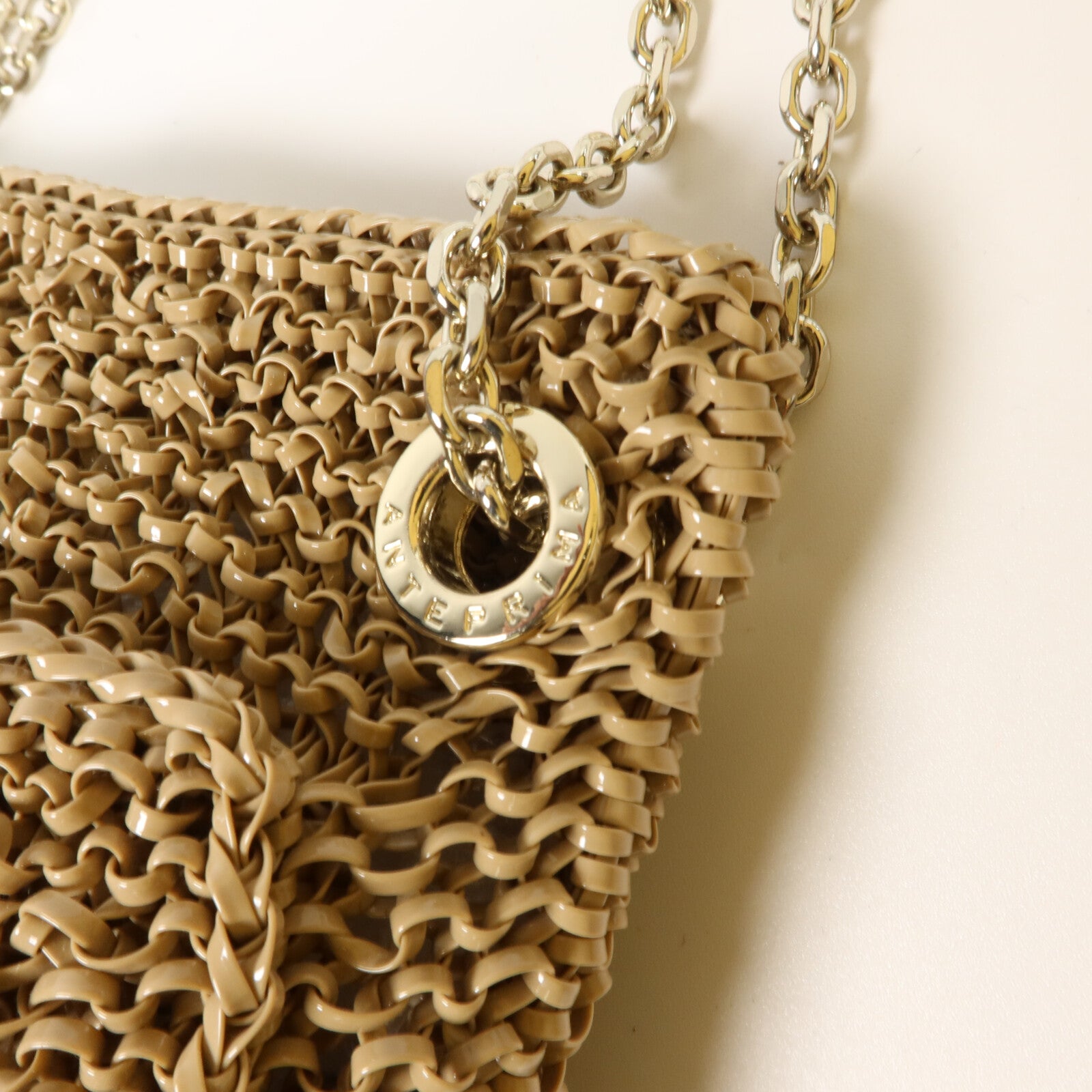 ANTEPRIMA PVC Chain Shoulder鏈帶肩背袋