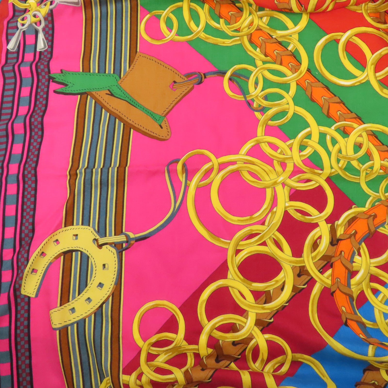 HERMES Cashmere/絲質Scarf 140x140圍巾