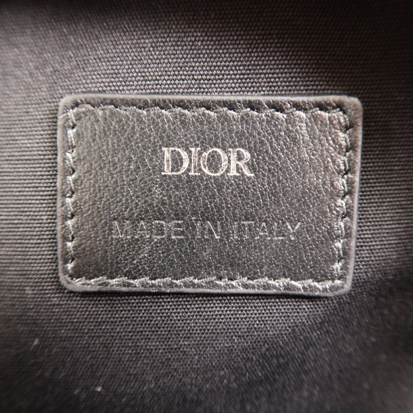 Dior 帆布Micro Rider Pouch銀扣肩背袋