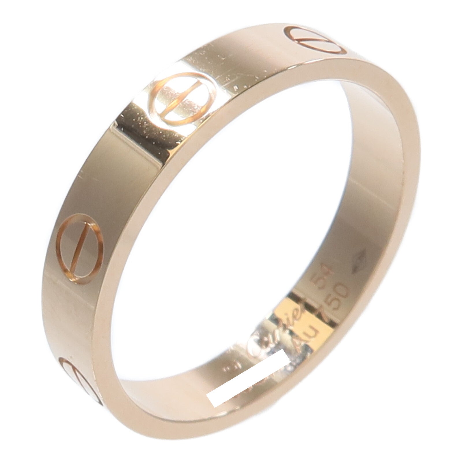 CARTIER 18K玫瑰金Mini Love Ring戒指