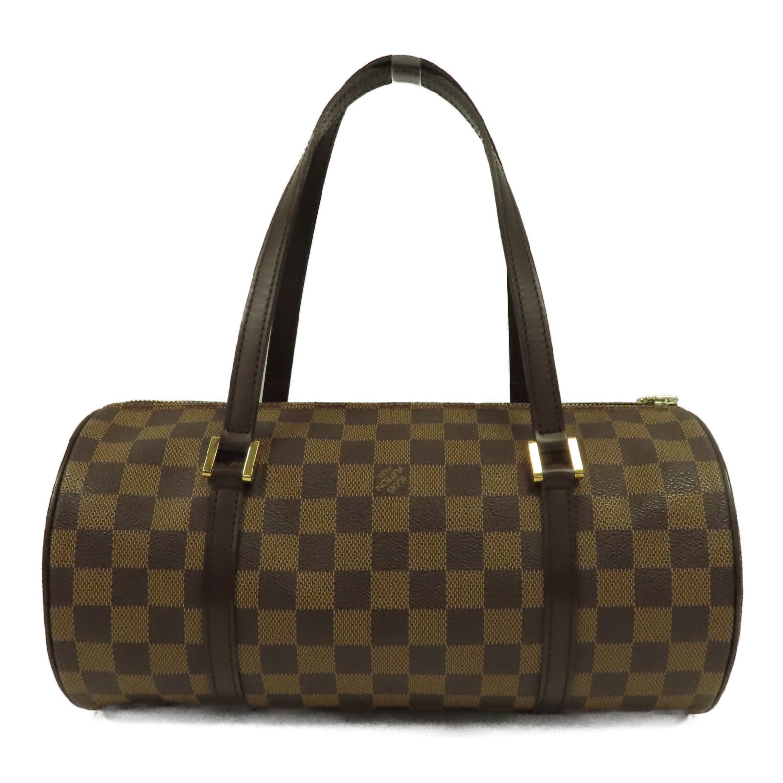 LOUIS VUITTON Damier Papillon GM金扣肩背袋啡色