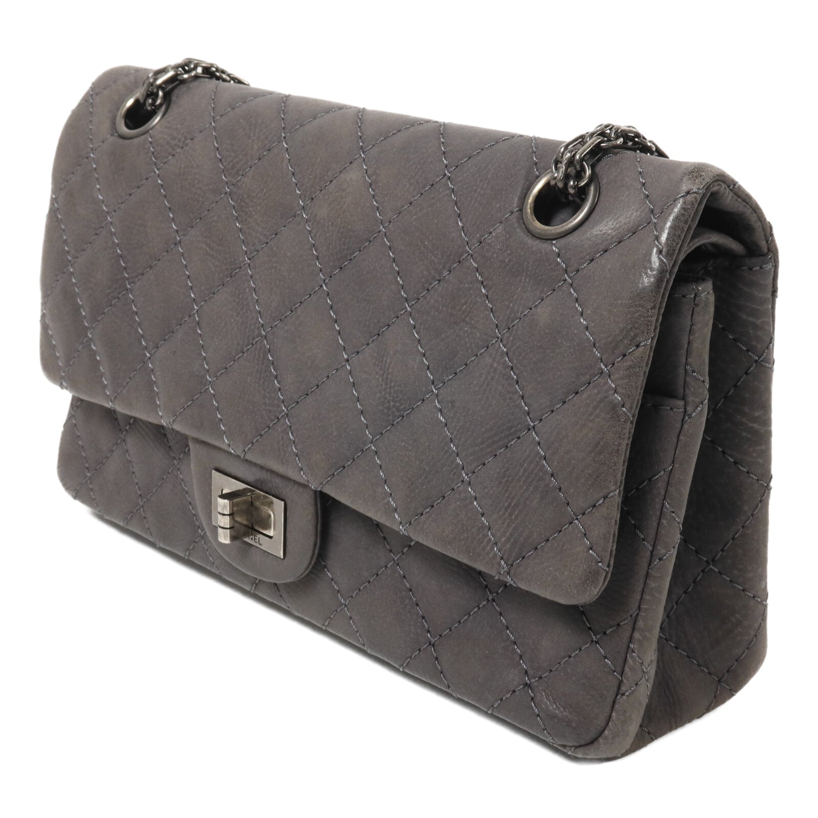 CHANEL 牛皮皮革2.55 Small鏈帶肩背袋