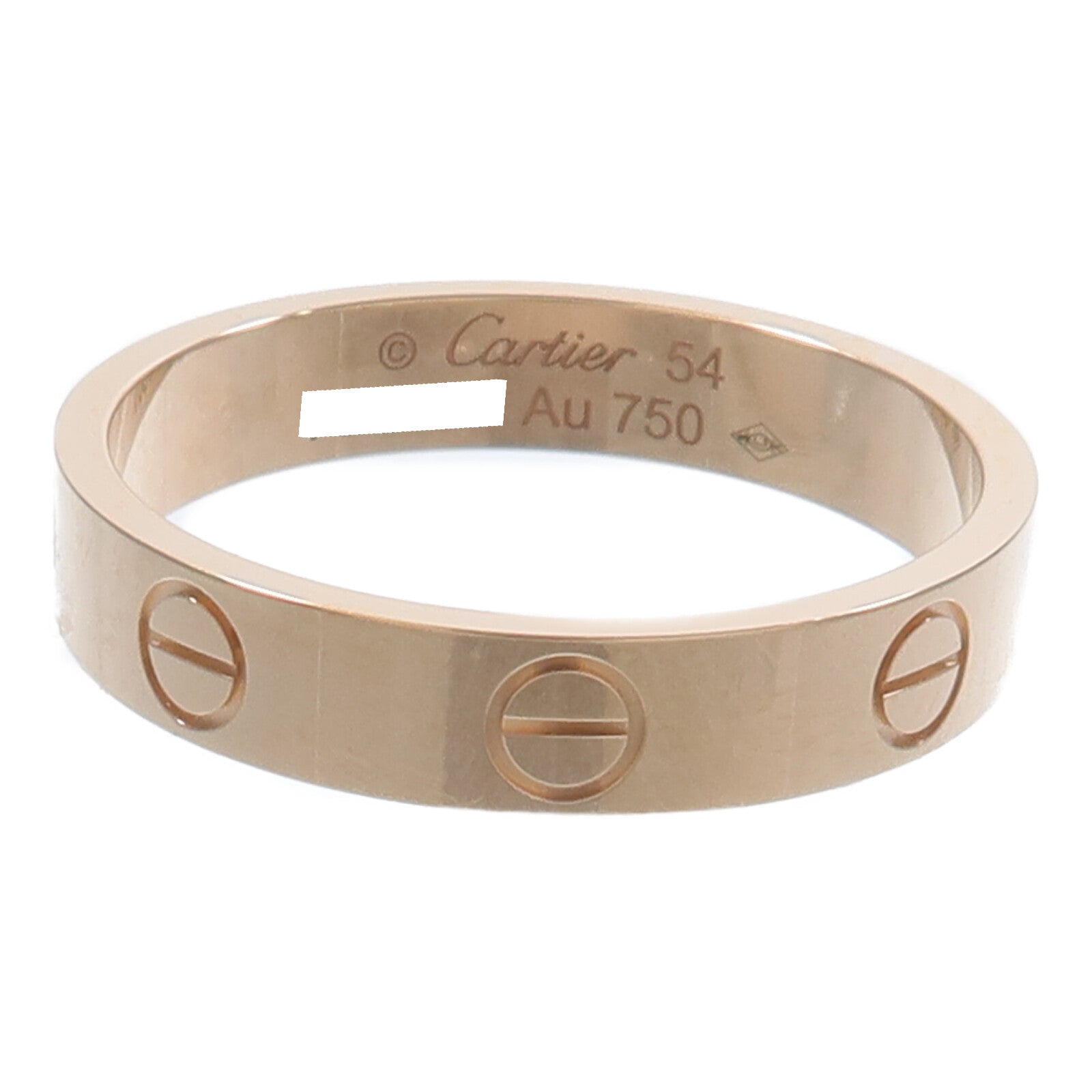 CARTIER 18K玫瑰金Mini Love Ring戒指