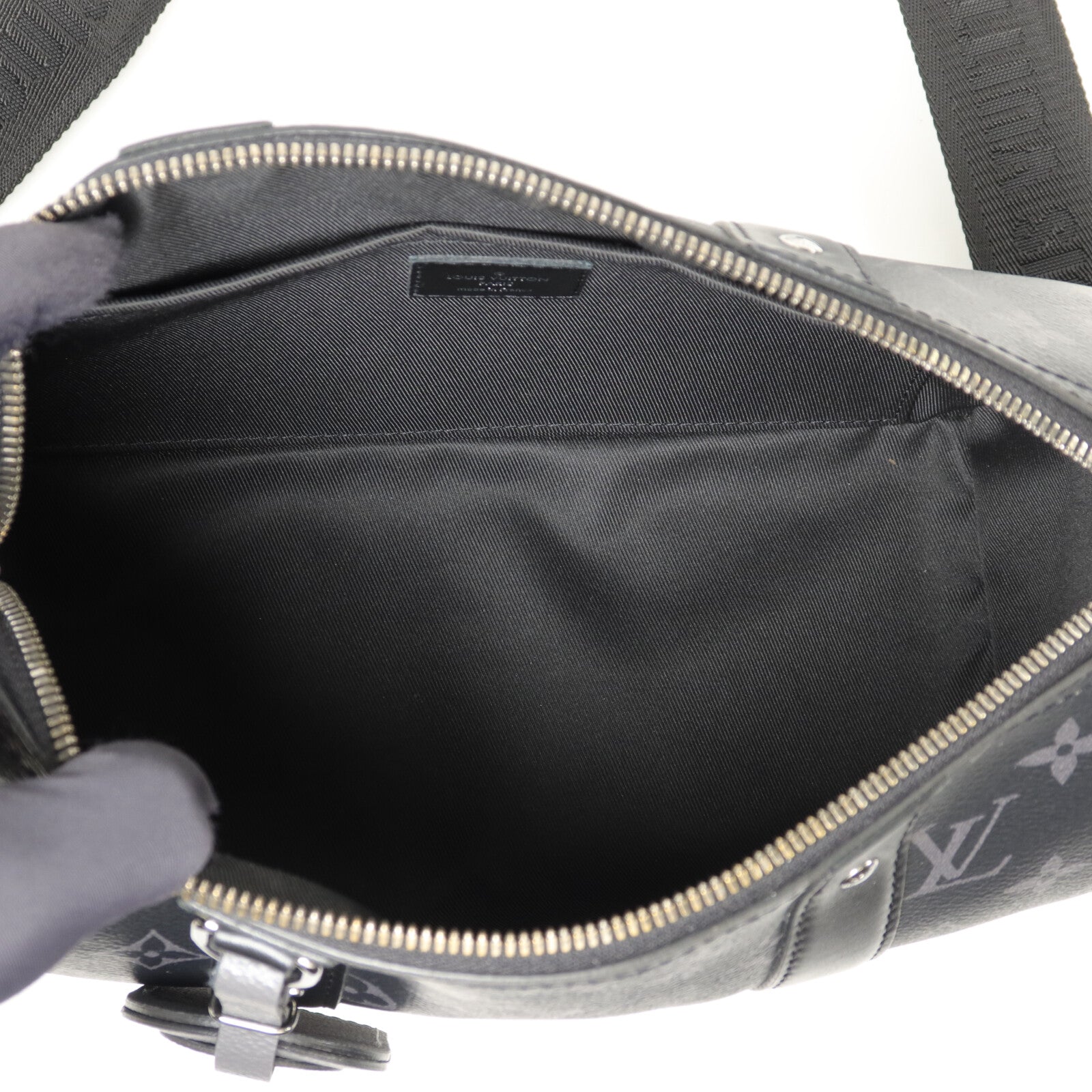 LOUIS VUITTON Monogram Eclipse City Keepall肩背袋