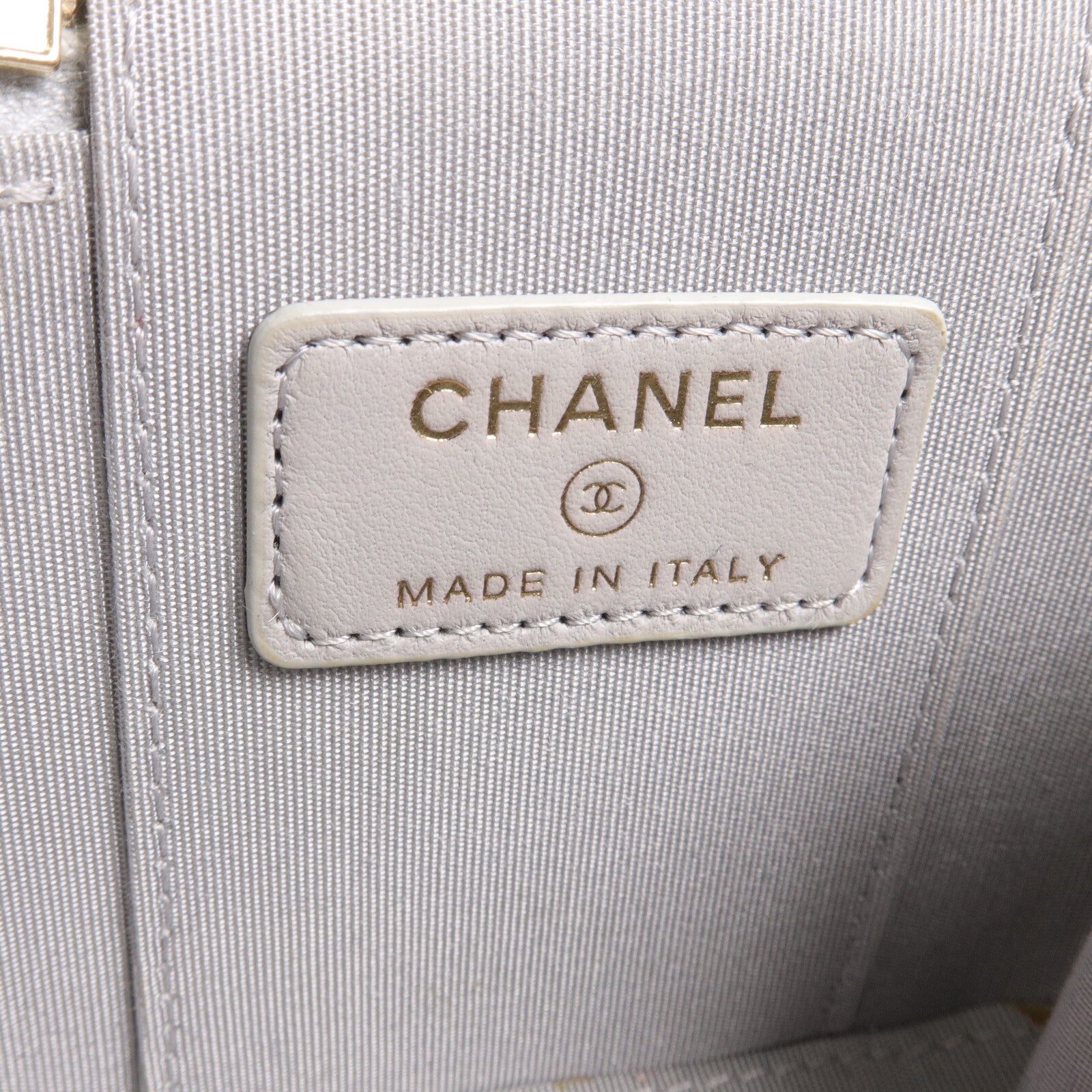 CHANEL 羊皮皮革Mini Vanity Case手挽肩背兩用袋