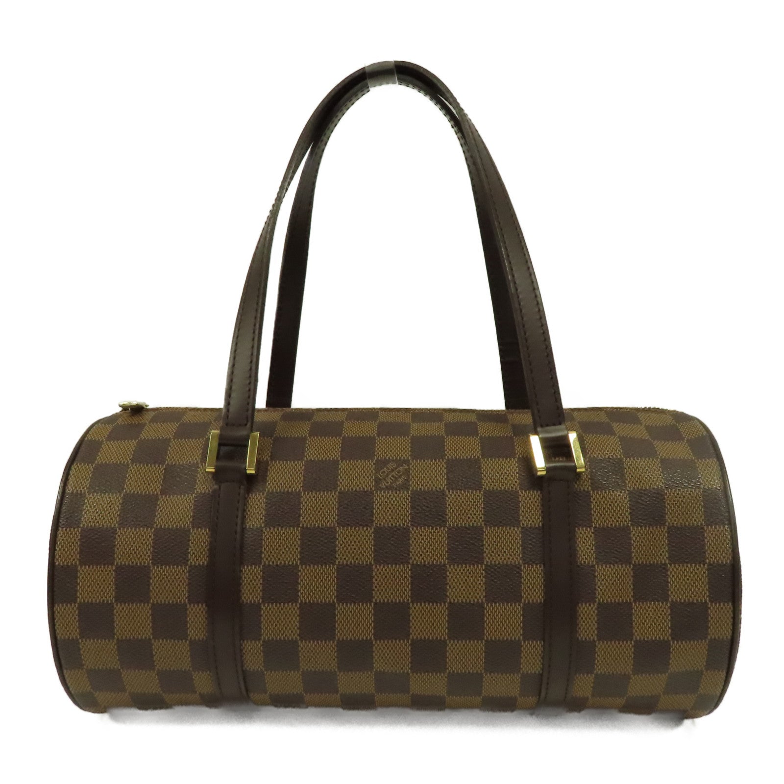 LOUIS VUITTON Damier Papillon GM金扣肩背袋啡色