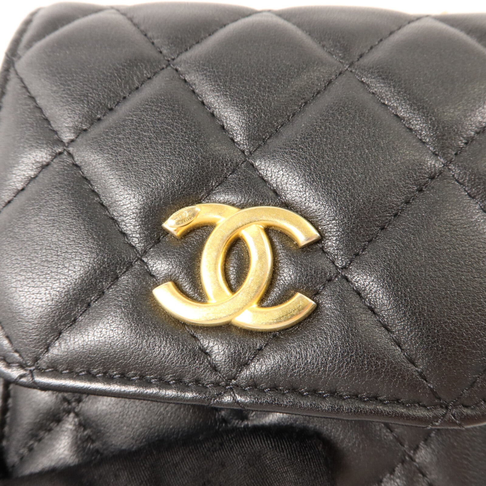 CHANEL 羊皮皮革Pearl Phone Bag肩背袋