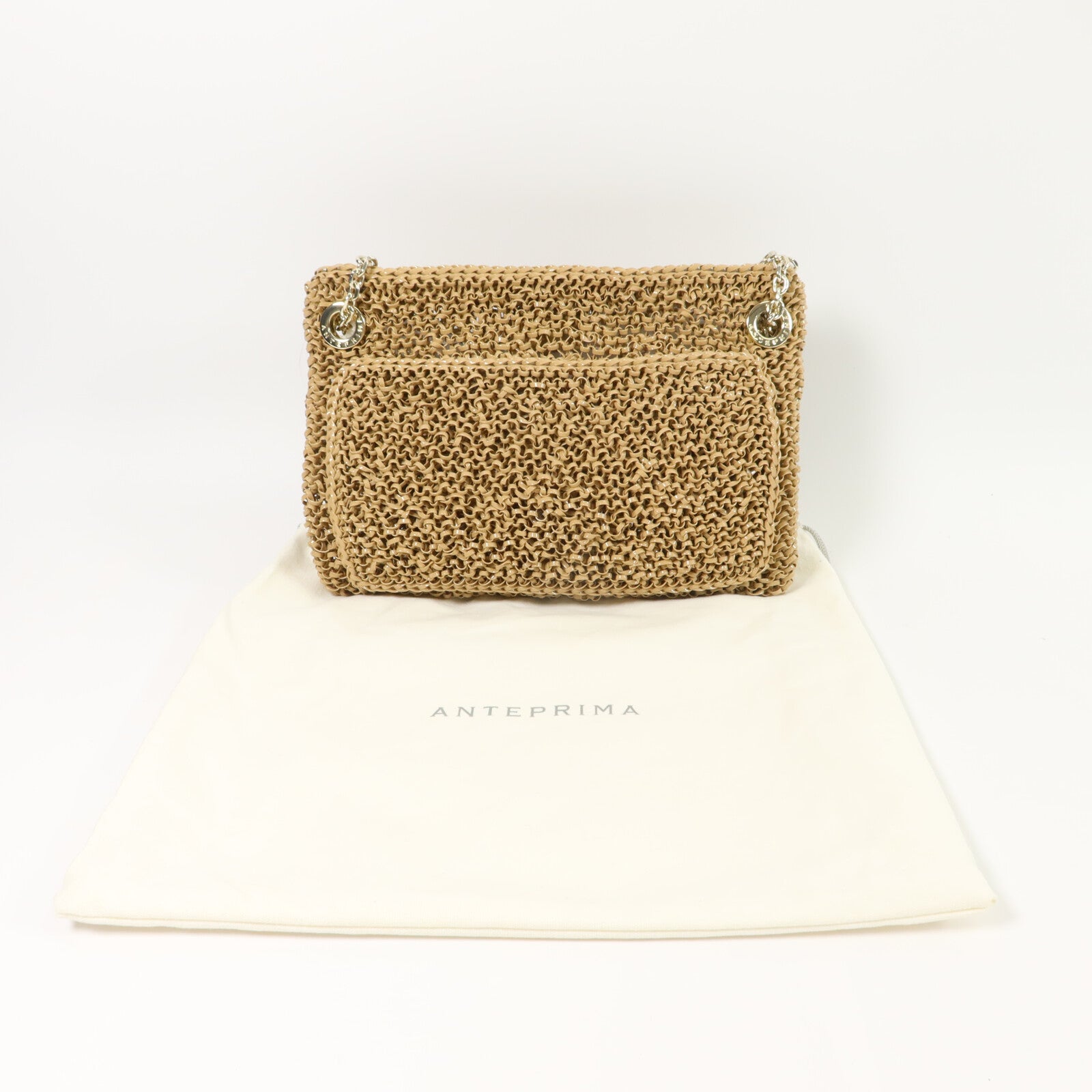 ANTEPRIMA PVC Chain Shoulder鏈帶肩背袋