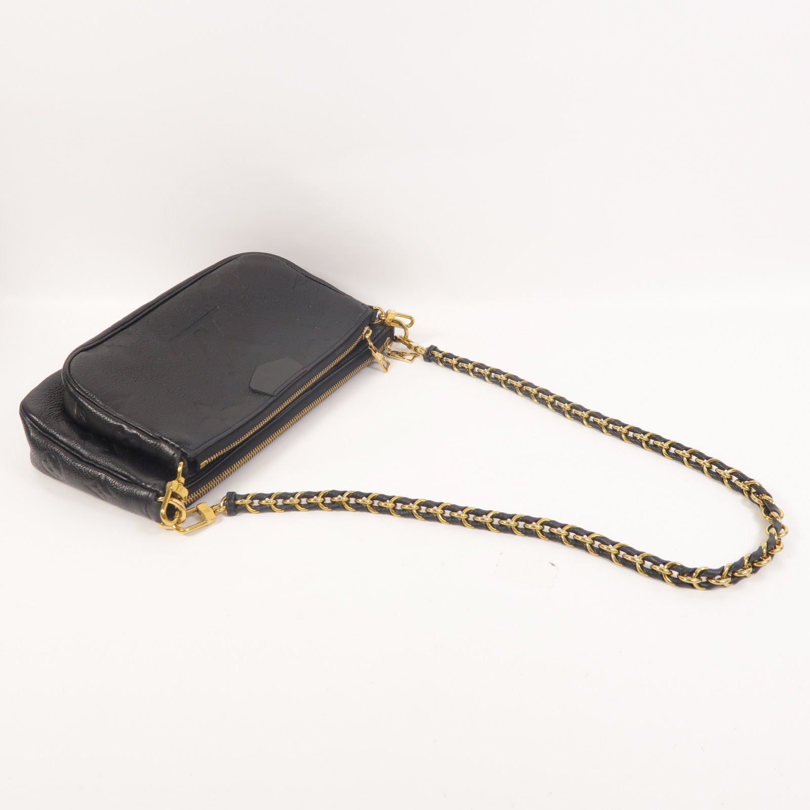 LOUIS VUITTON Monogram Empreinte Multi Pochette Accessoires手挽肩背兩用袋
