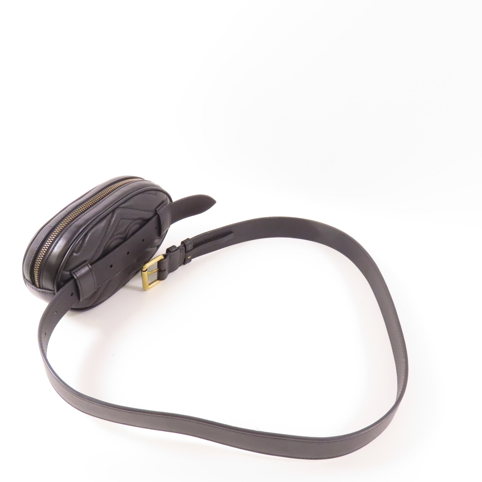 GUCCI 皮革GG Marmont金扣腰包