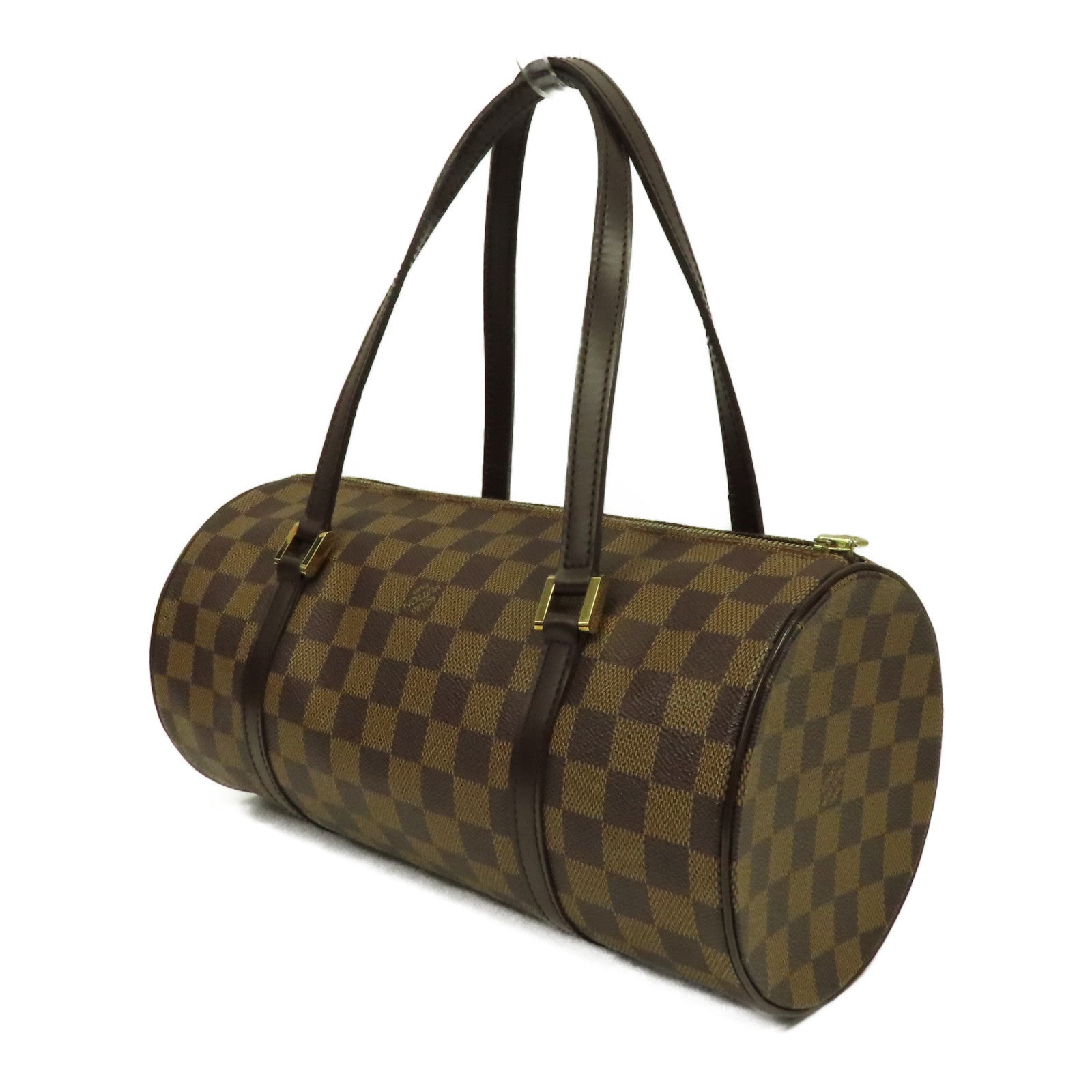 LOUIS VUITTON Damier Papillon GM金扣肩背袋啡色