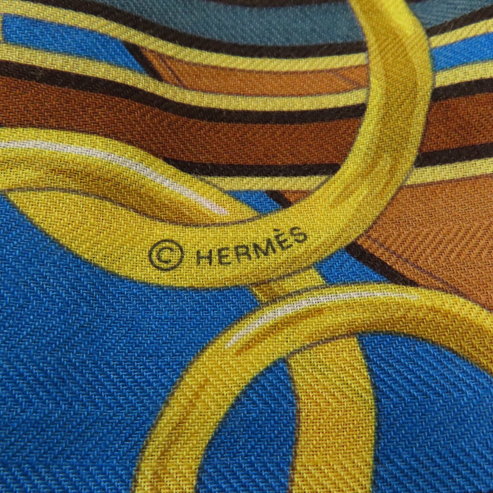 HERMES Cashmere/絲質Scarf 140x140圍巾