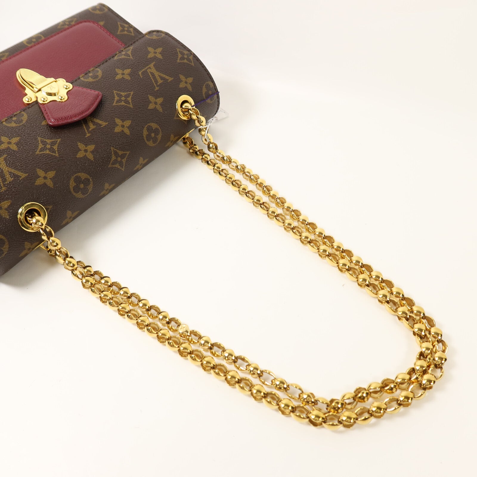 LOUIS VUITTON Monogram Victoire鏈帶肩背袋