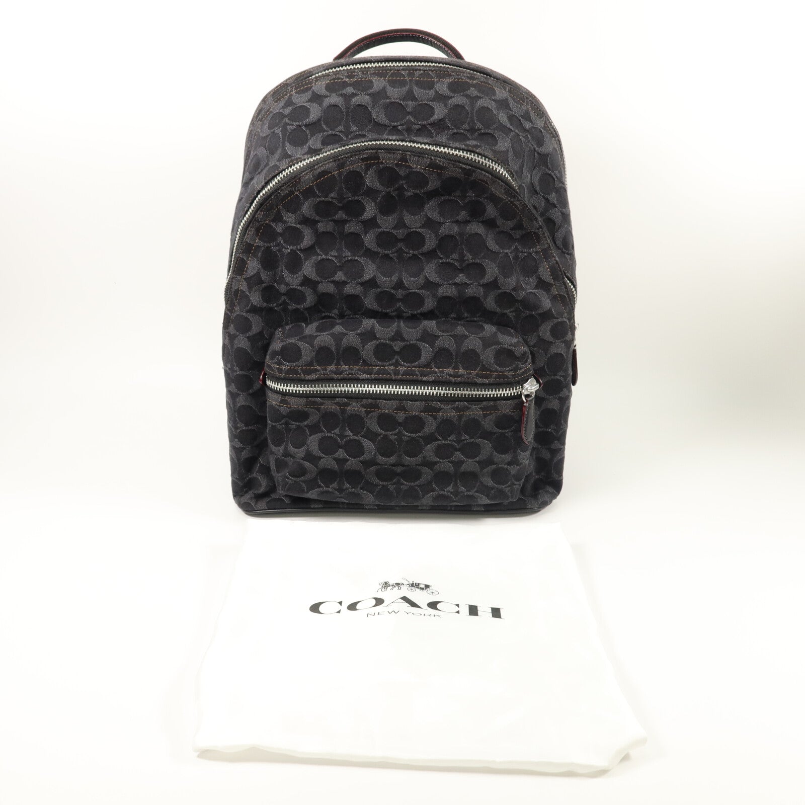 COACH 牛仔布Backpack背包