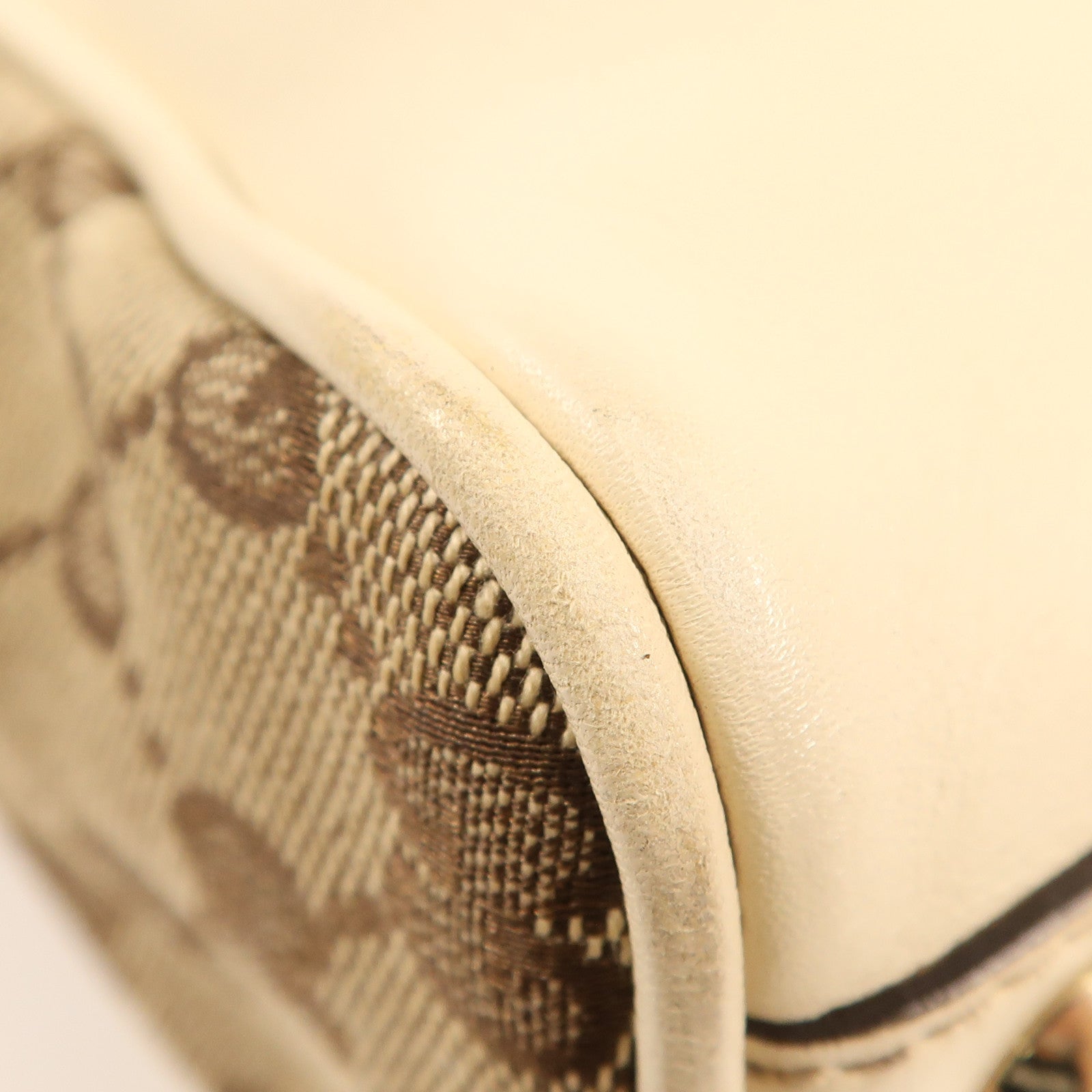 GUCCI 帆布Shoulder Bag金扣肩背袋