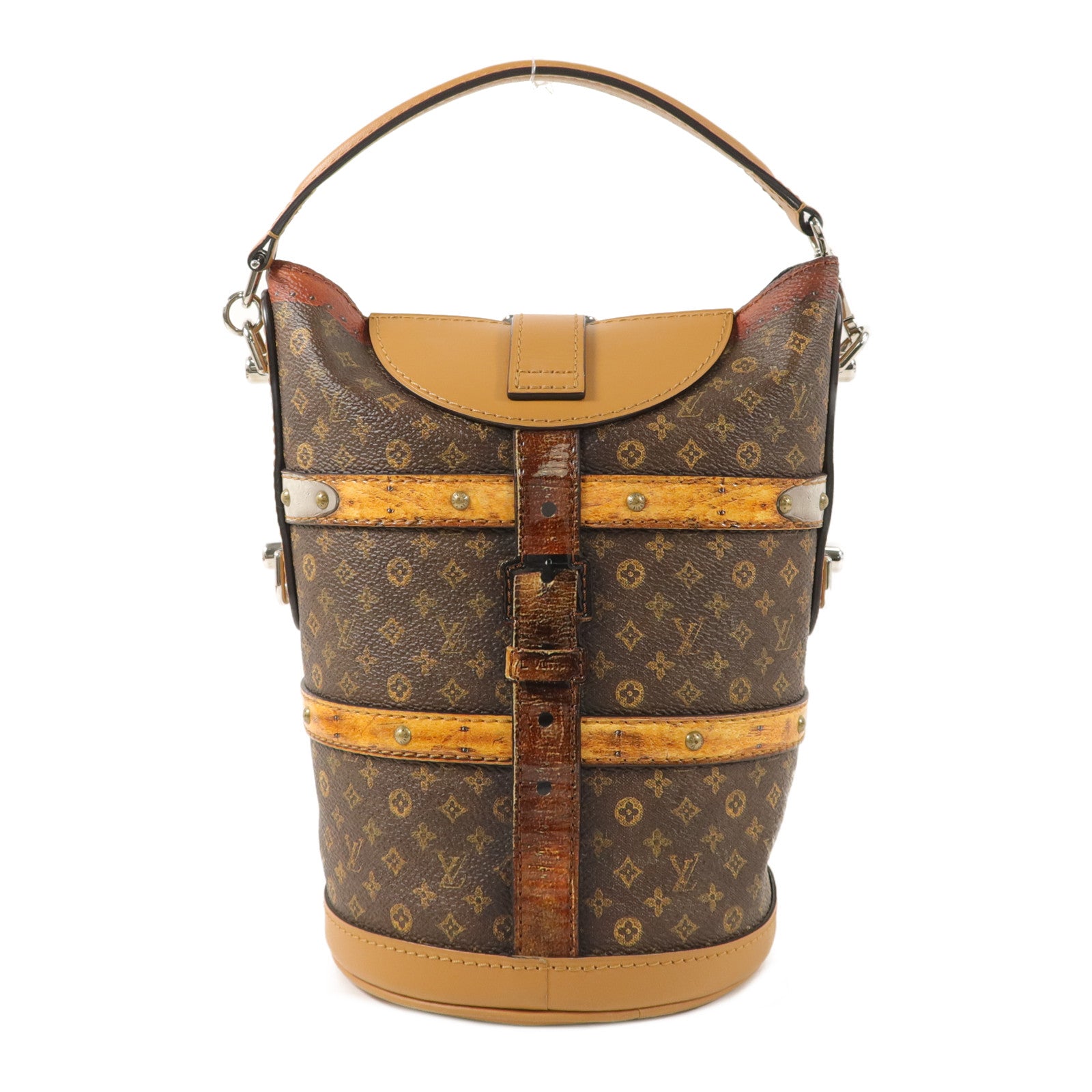 LOUIS VUITTON Monogram Time Trunk Duffle手挽肩背兩用袋